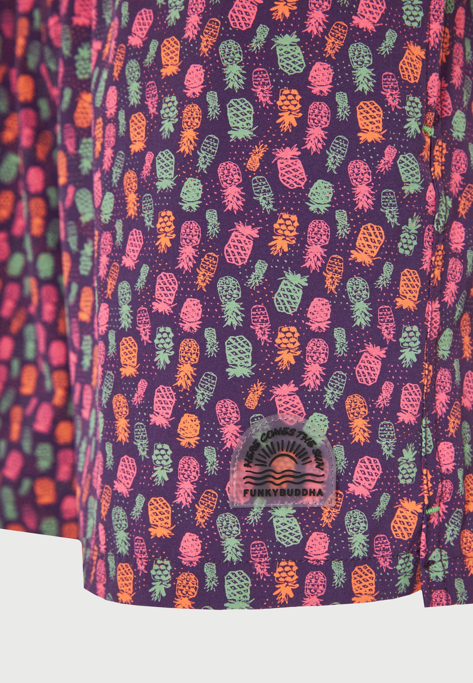 Men's Swim Shorts Funky Buddha Bordeaux