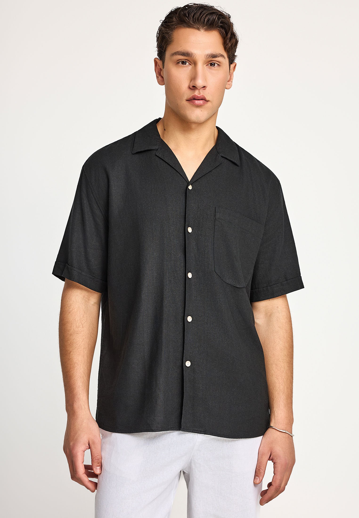 Men's Shirts Funky Buddha Black