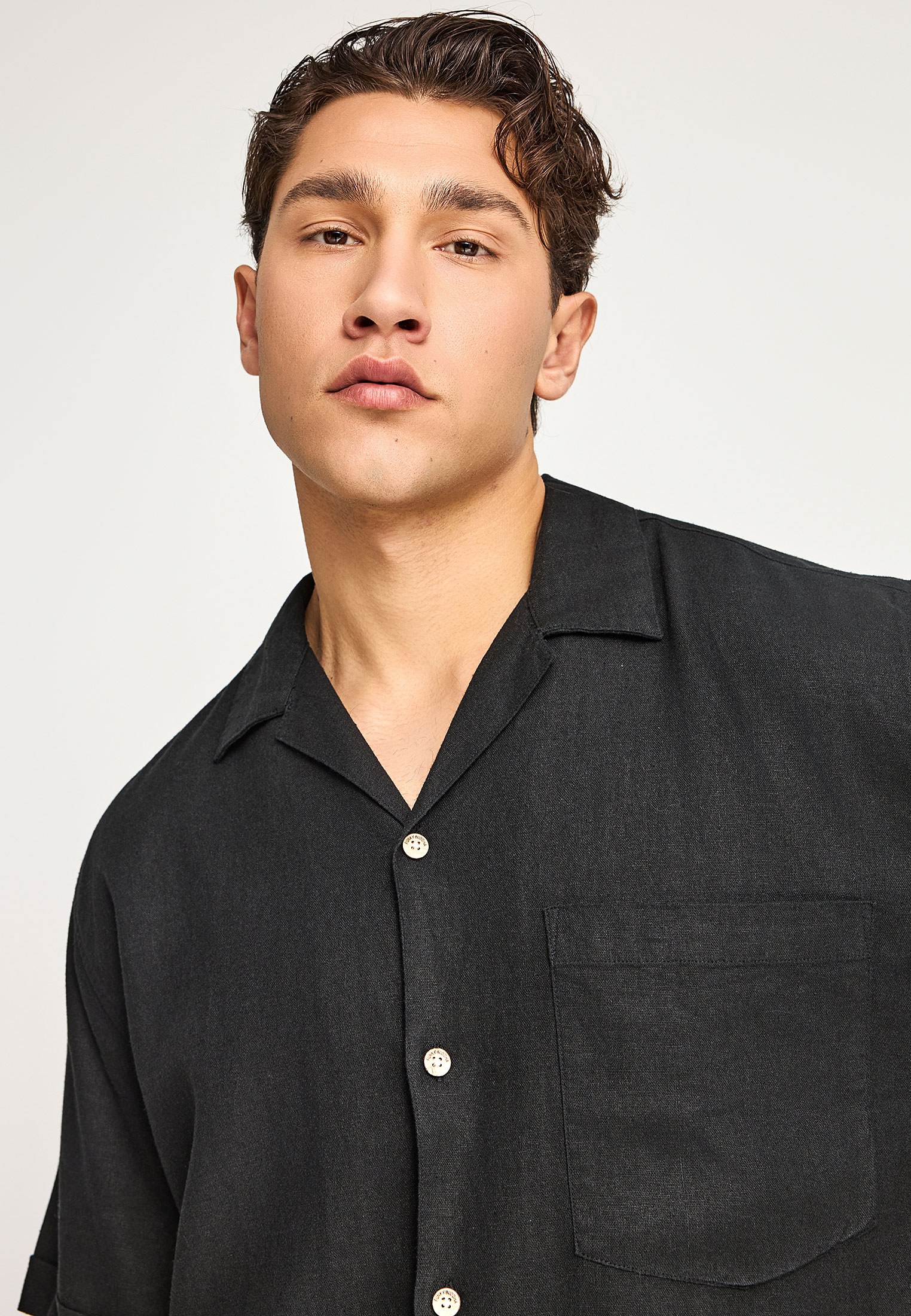 Men's Shirts Funky Buddha Black