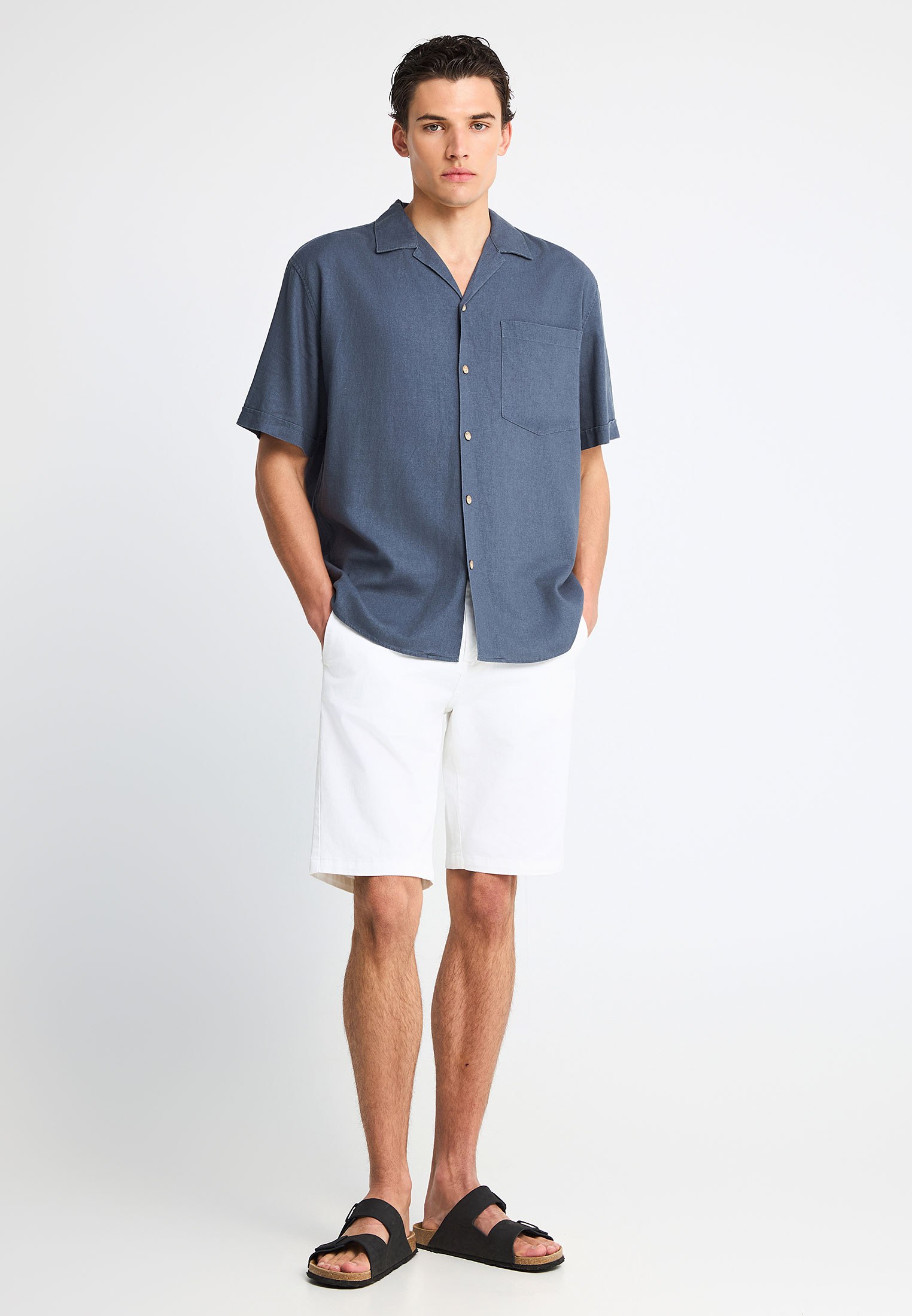 Men's Shirts Funky Buddha Gray