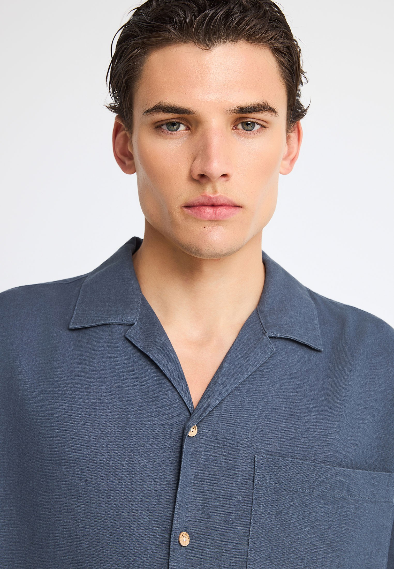 Men's Shirts Funky Buddha Gray