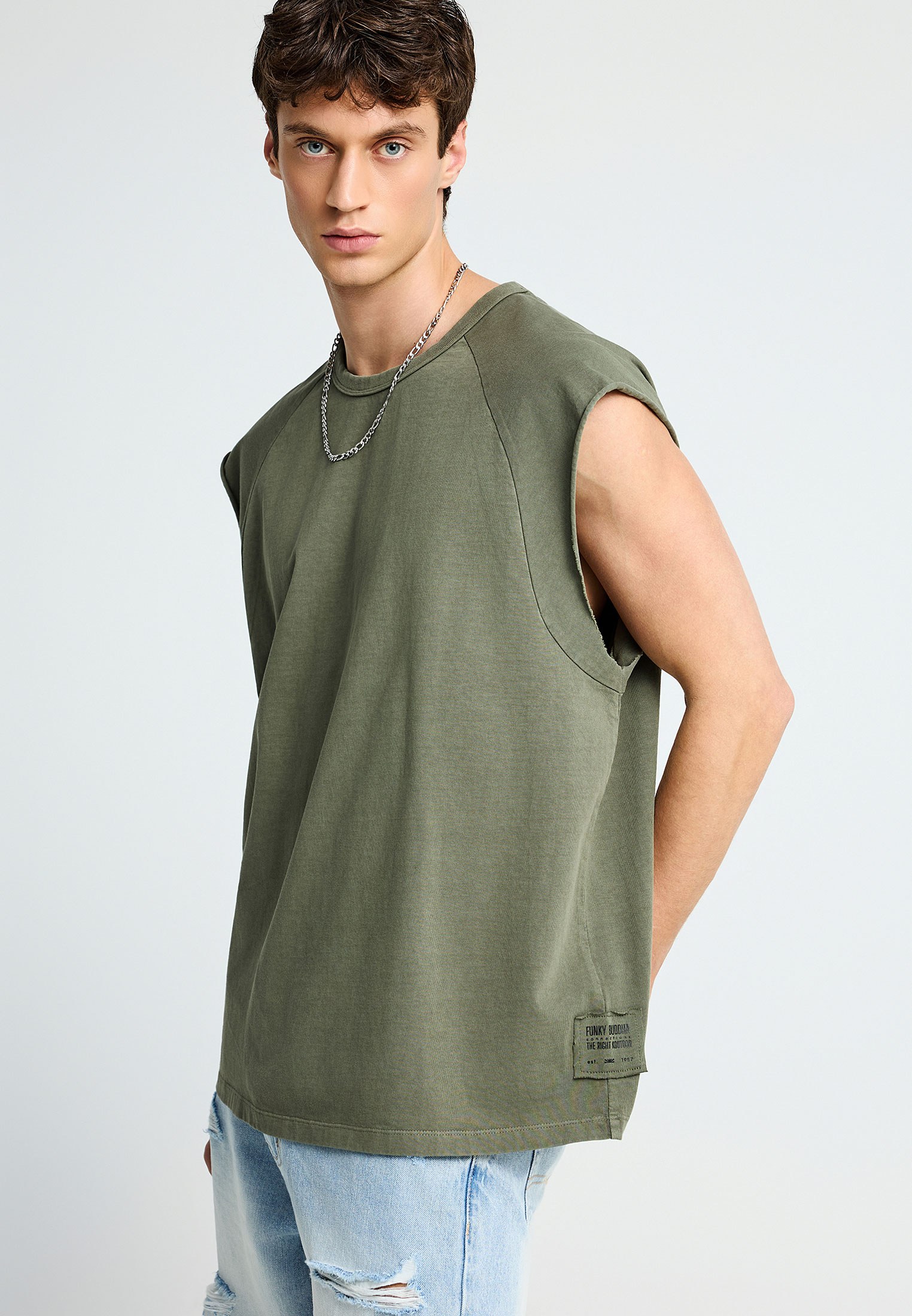 Men's T-Shirts Funky Buddha Green