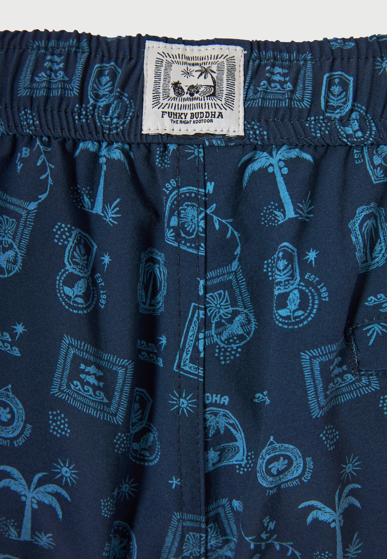 Men's Swim Shorts Funky Buddha Navy