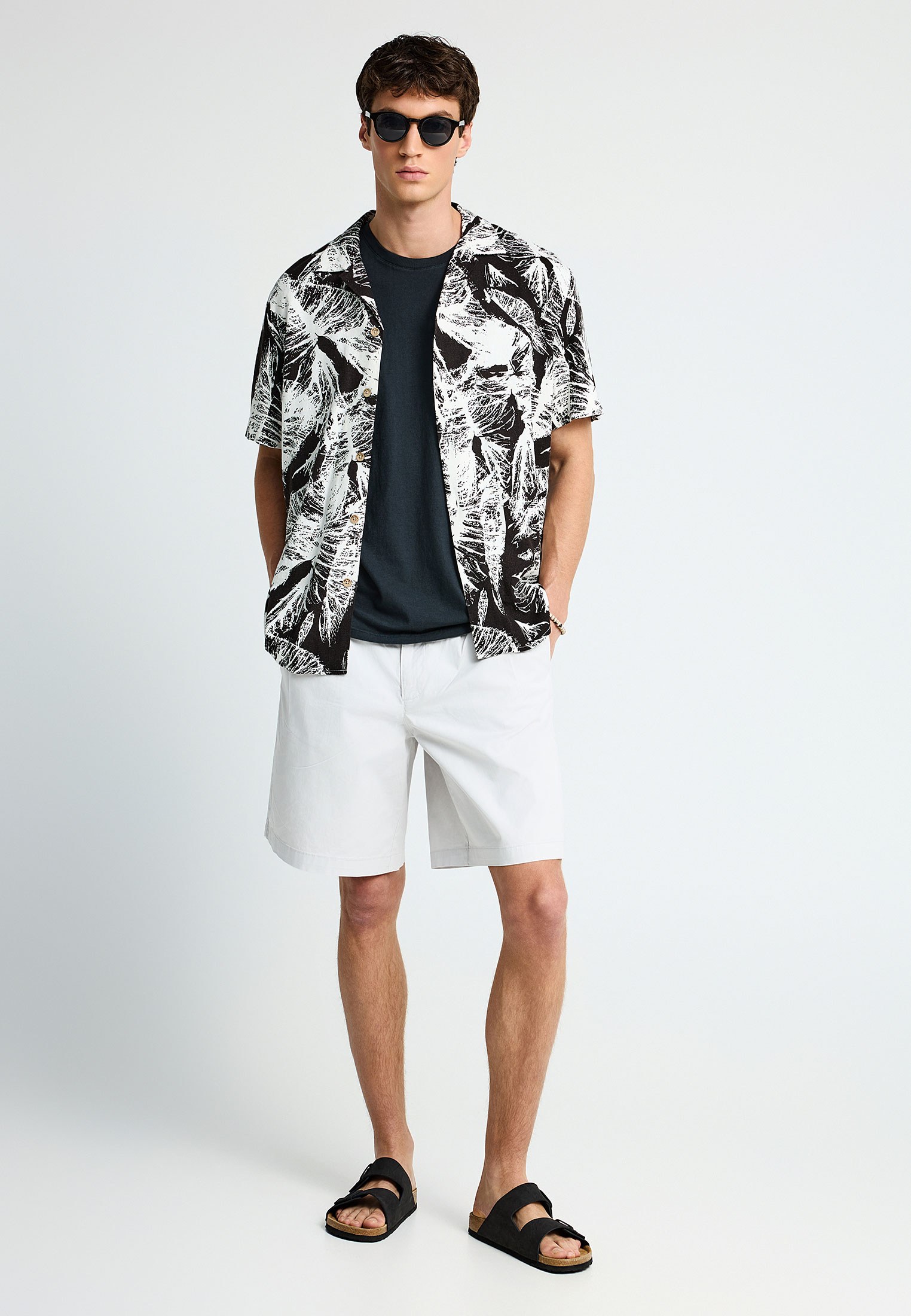 Men's Shirts Funky Buddha White