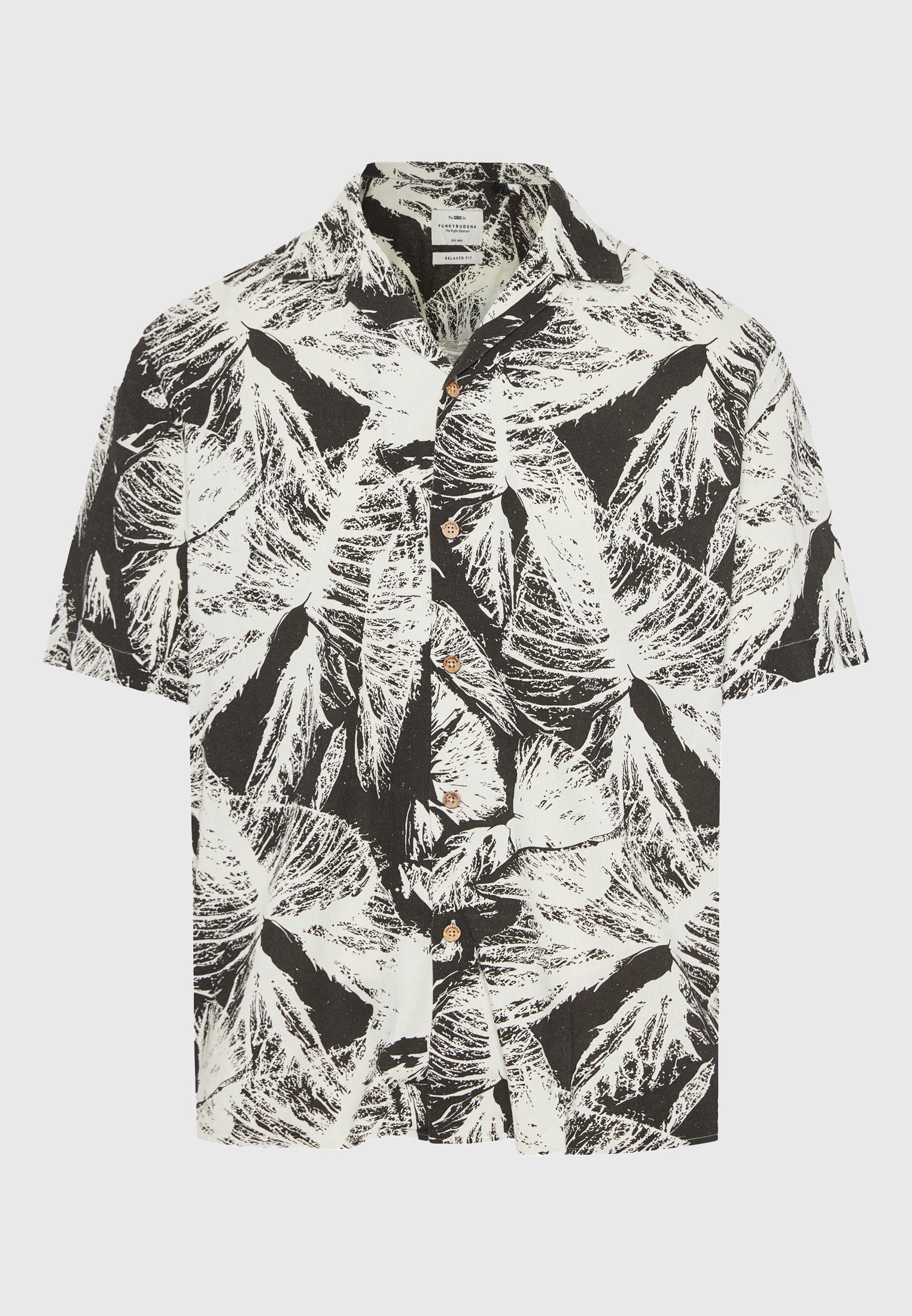 Men's Shirts Funky Buddha White