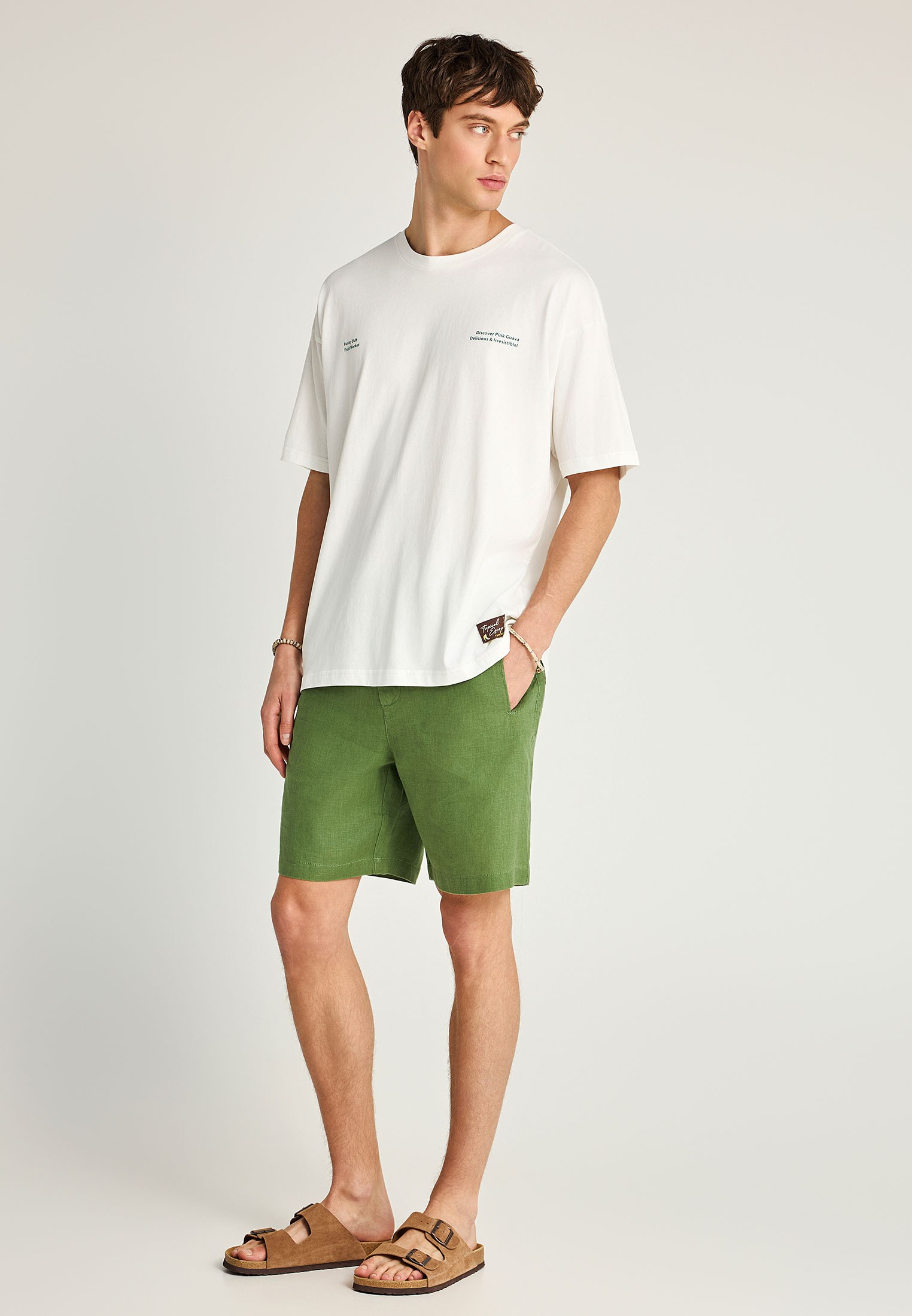 Men's Trousers Funky Buddha Green