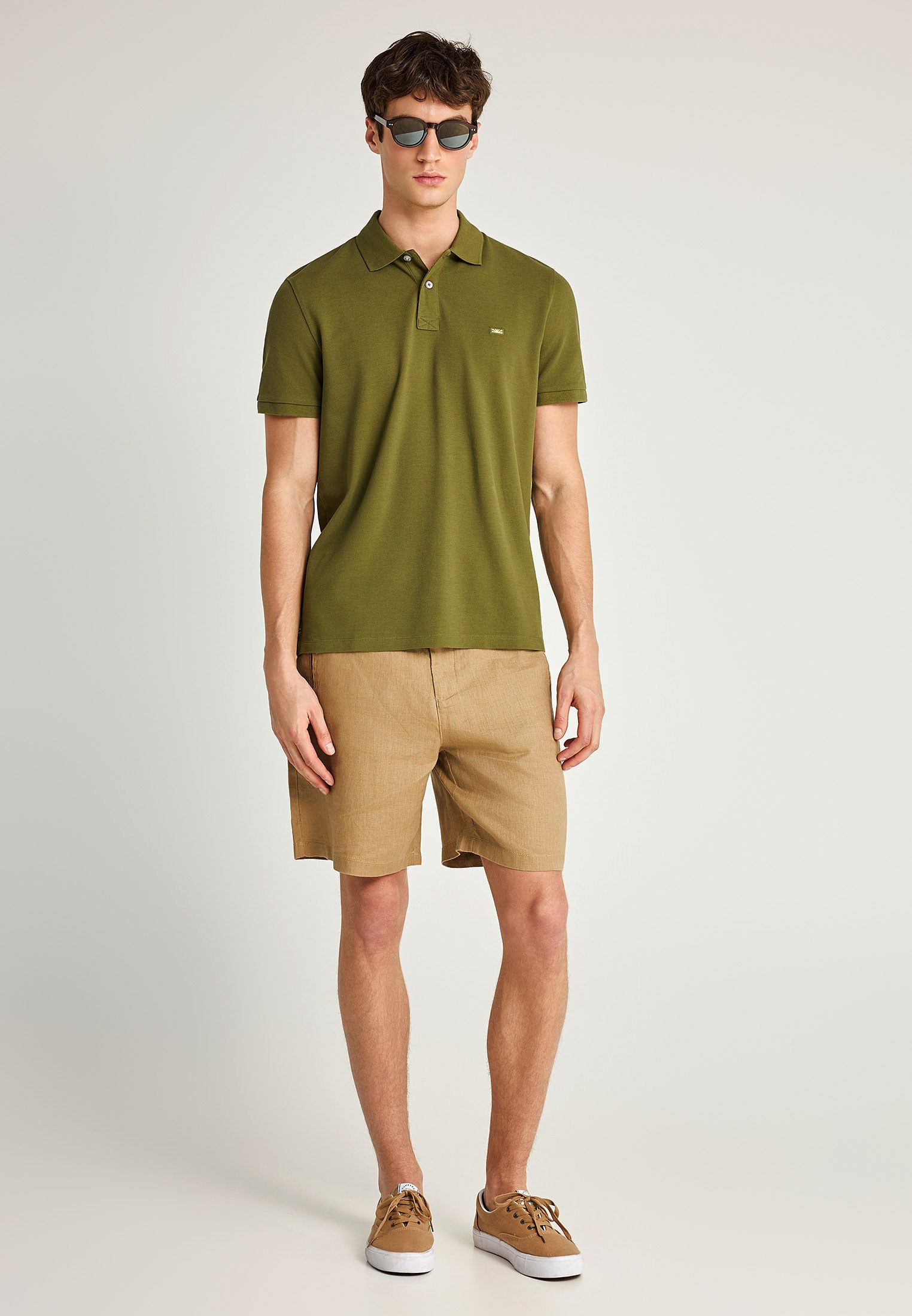 Men's Trousers Funky Buddha Beige