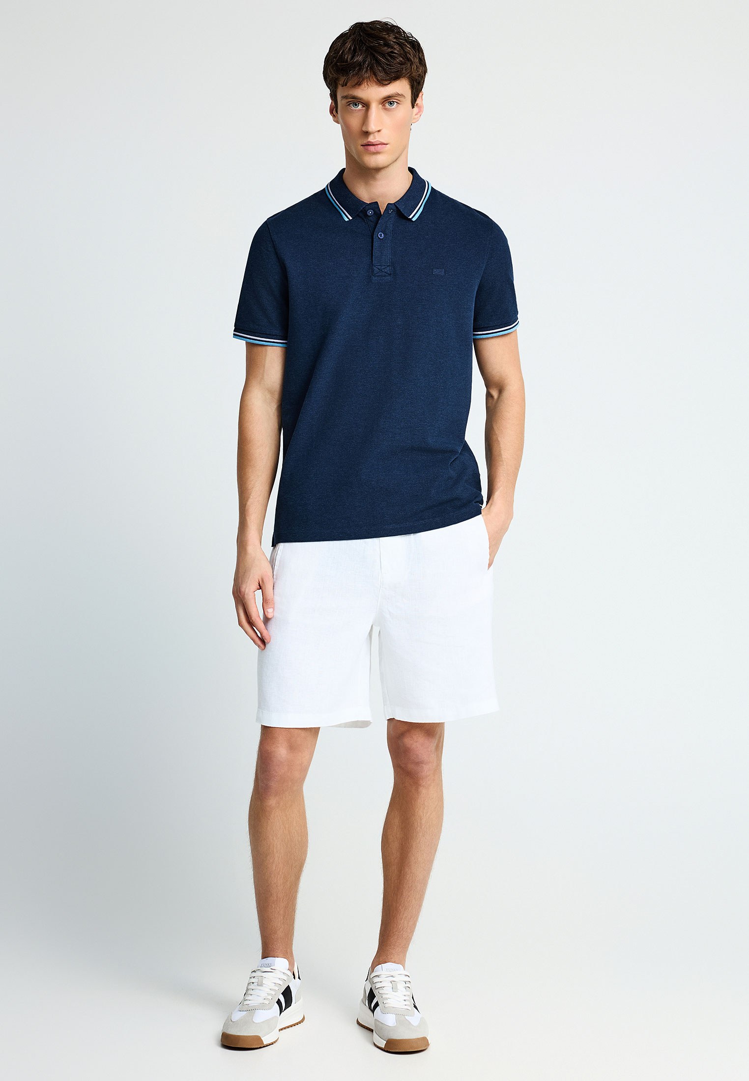 Men's Trousers Funky Buddha White