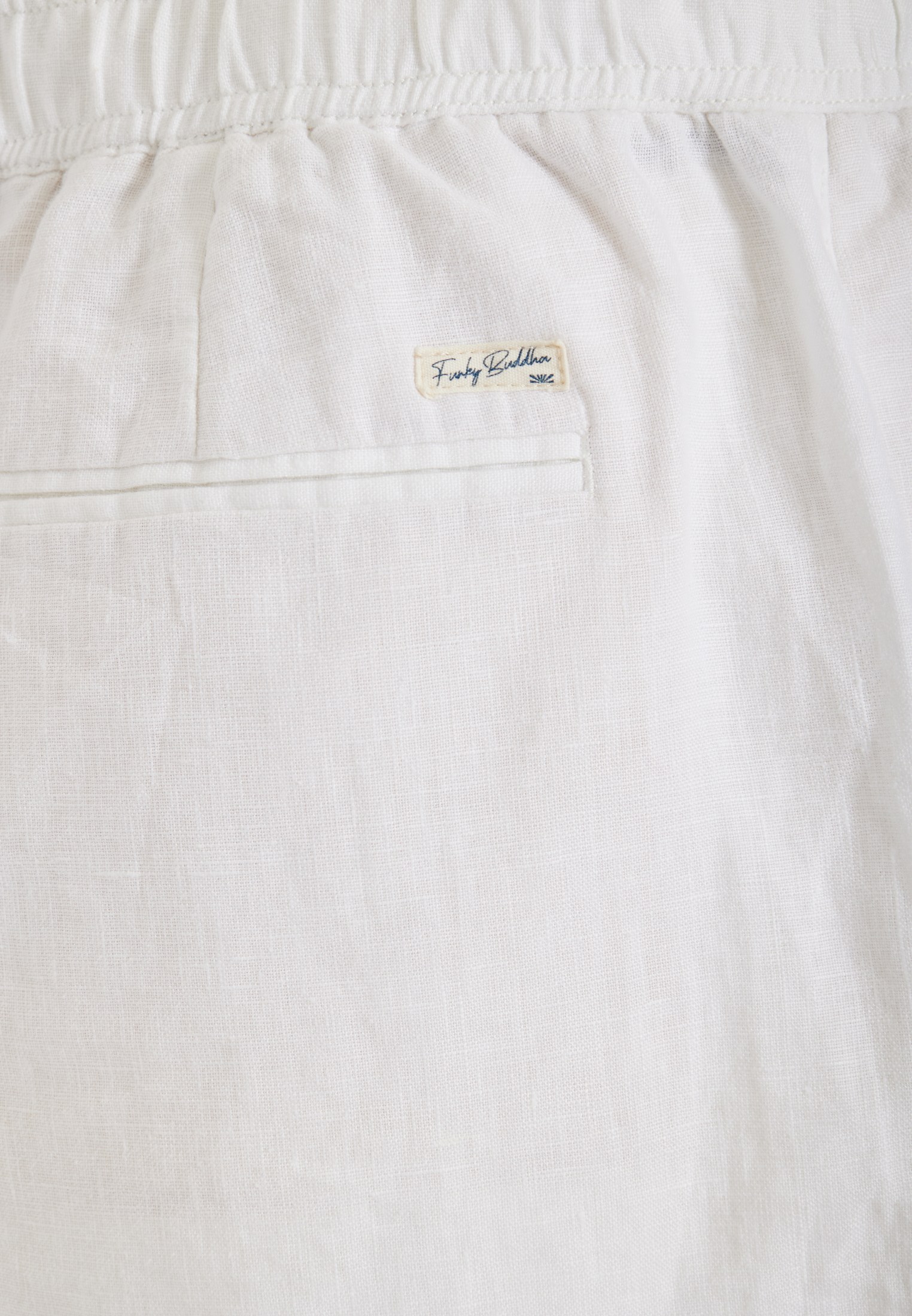 Men's Trousers Funky Buddha White