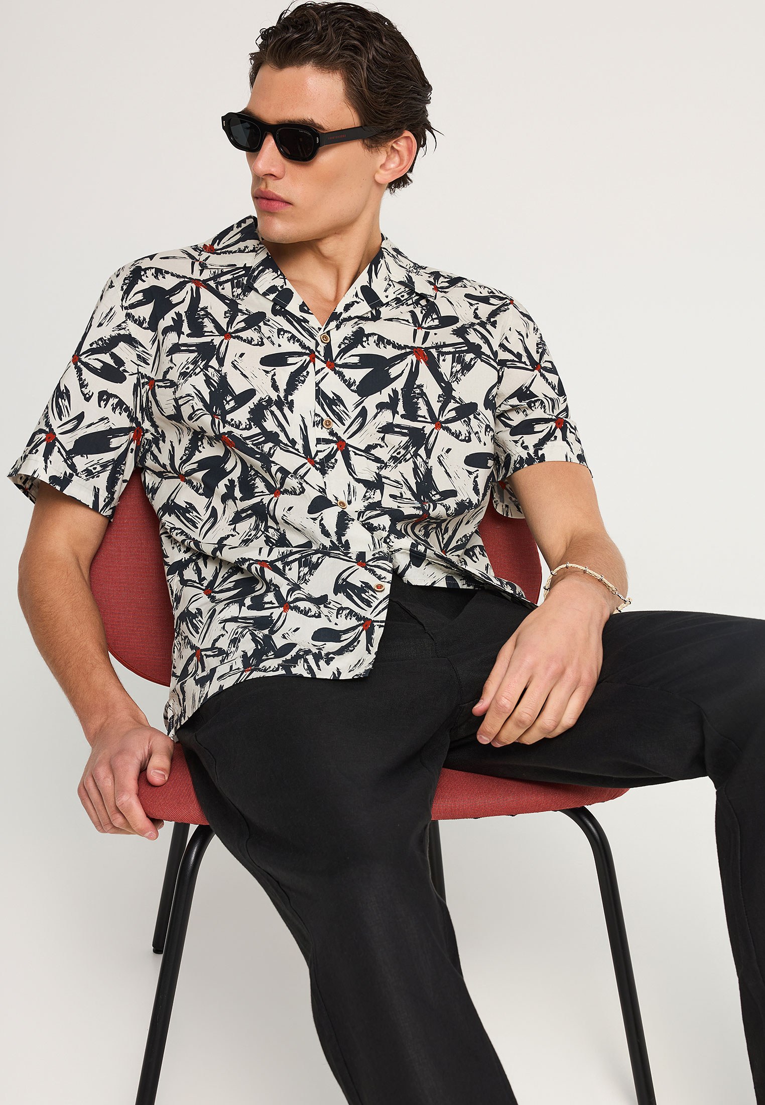 Men's Trousers Funky Buddha Black