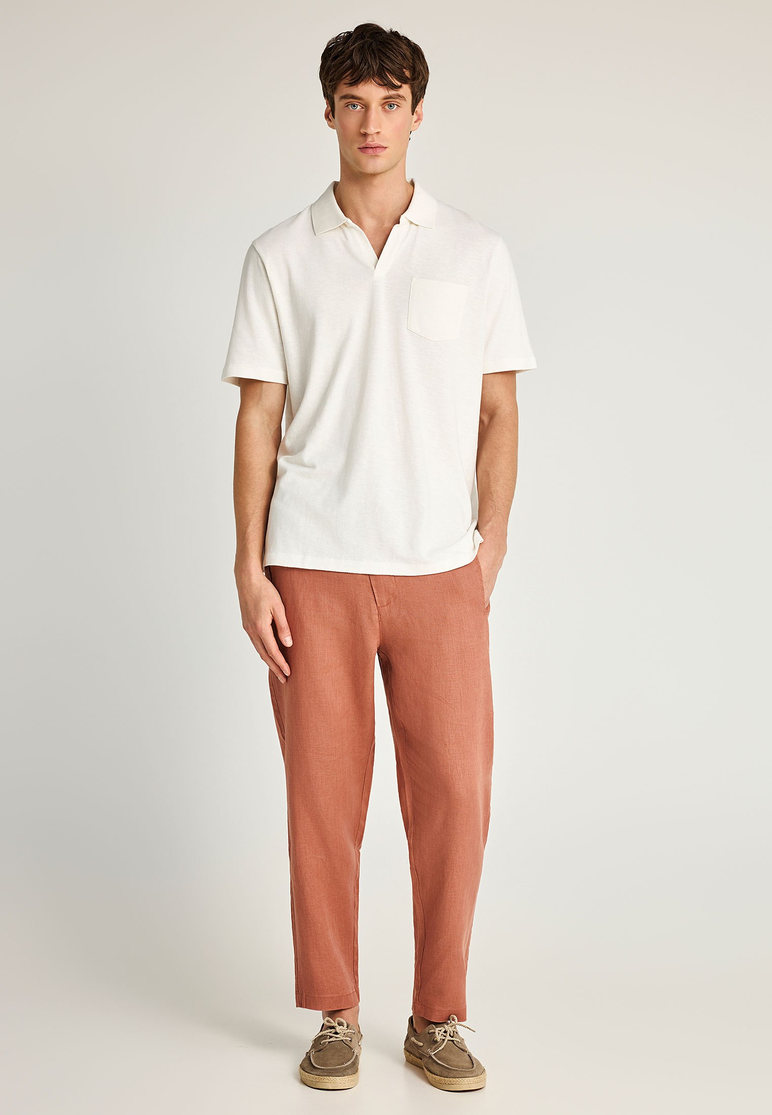 Men's Trousers Funky Buddha Brown