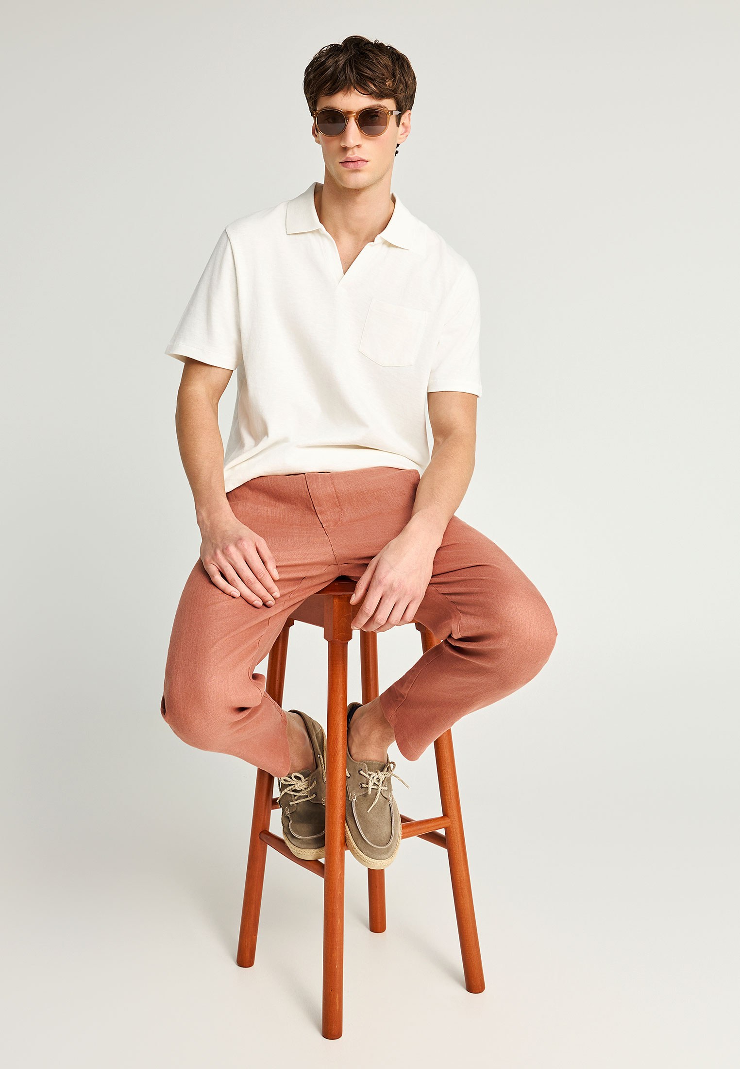 Men's Trousers Funky Buddha Brown