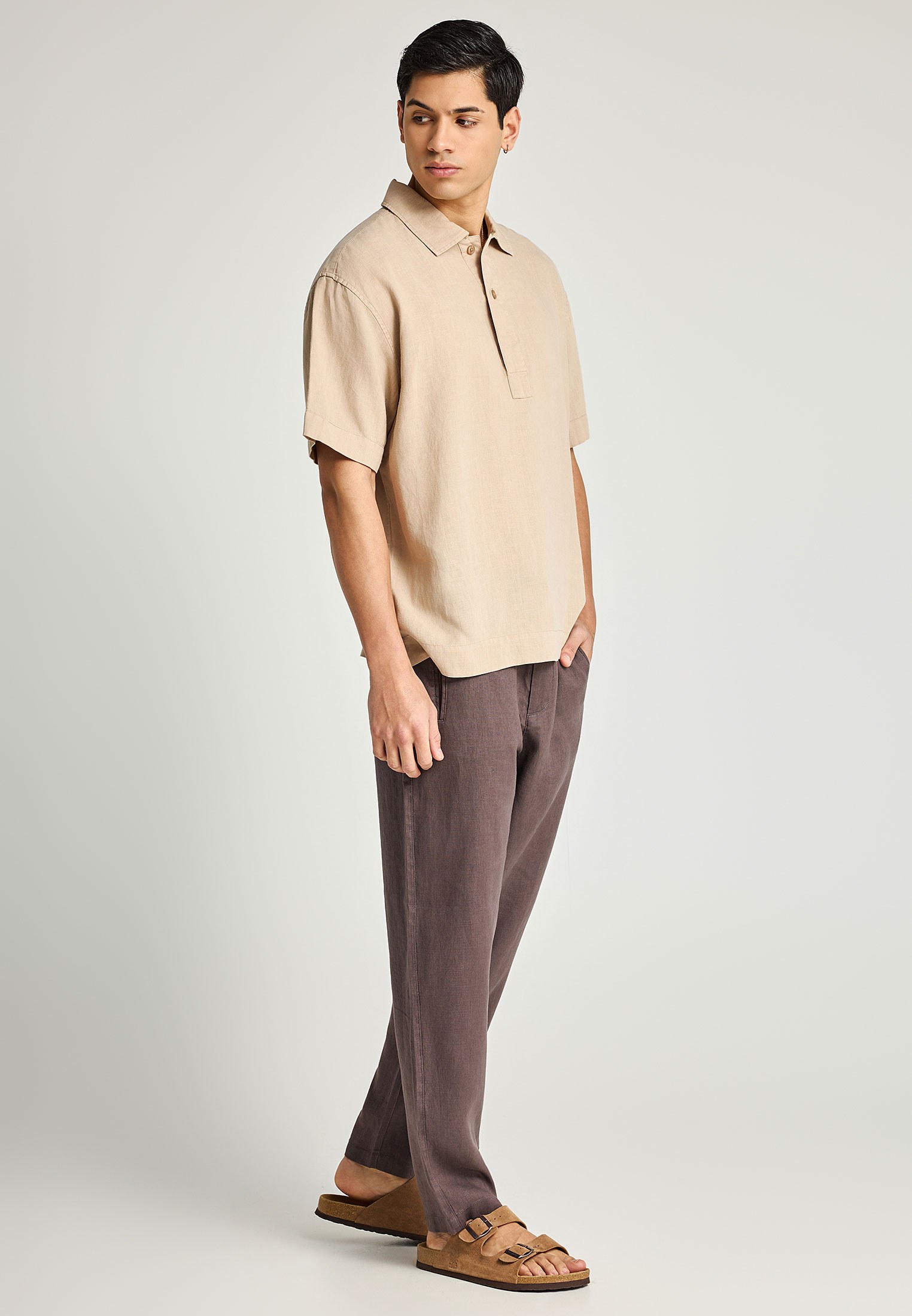 Men's Trousers Funky Buddha Beige