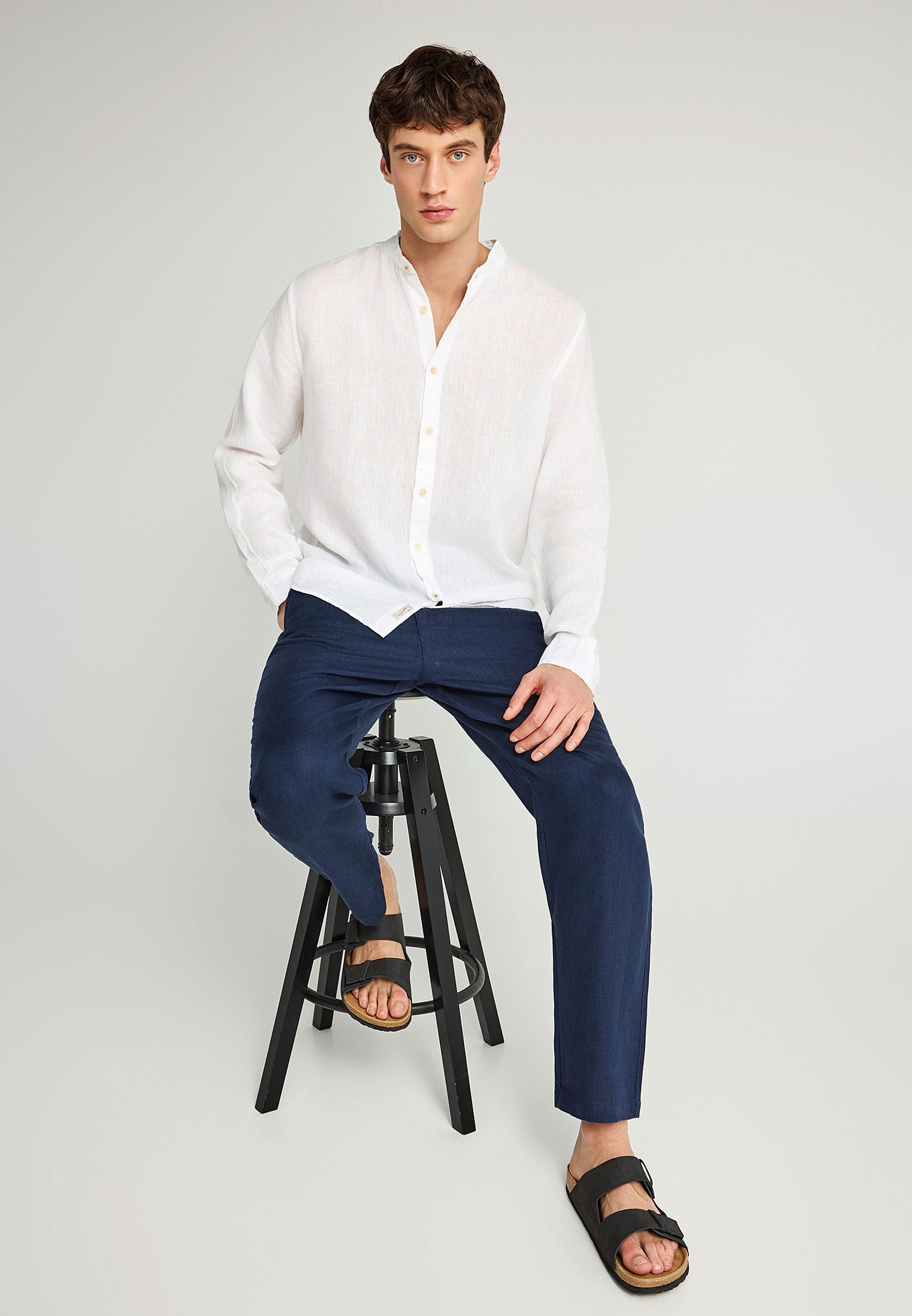 Men's Trousers Funky Buddha Navy