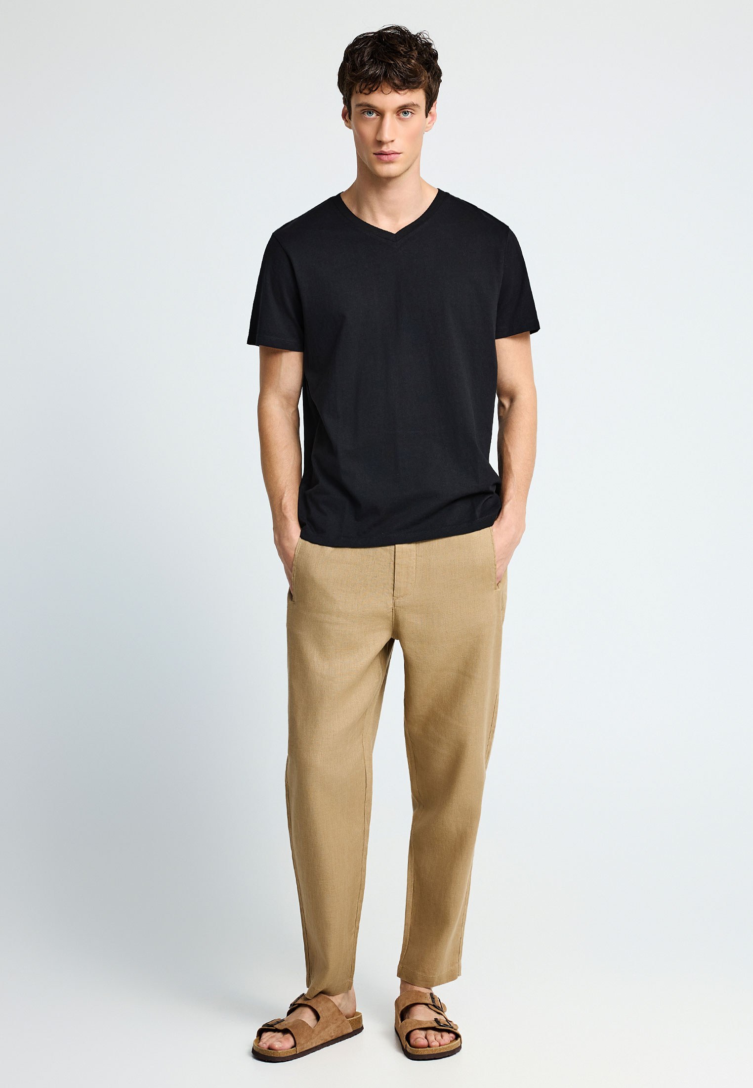 Men's Trousers Funky Buddha Beige