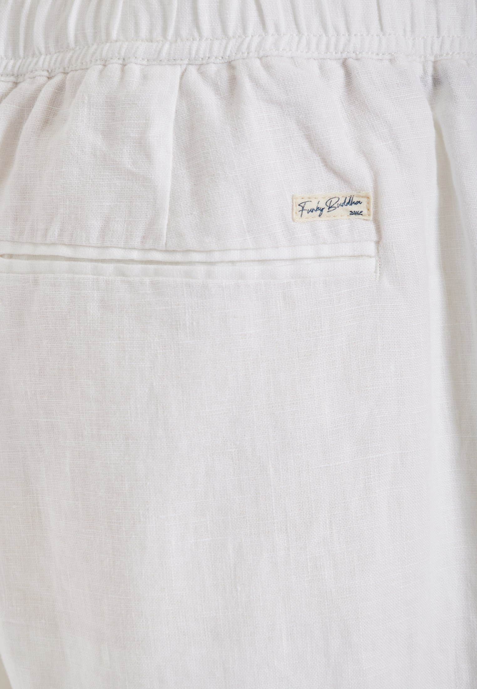 Men's Trousers Funky Buddha White