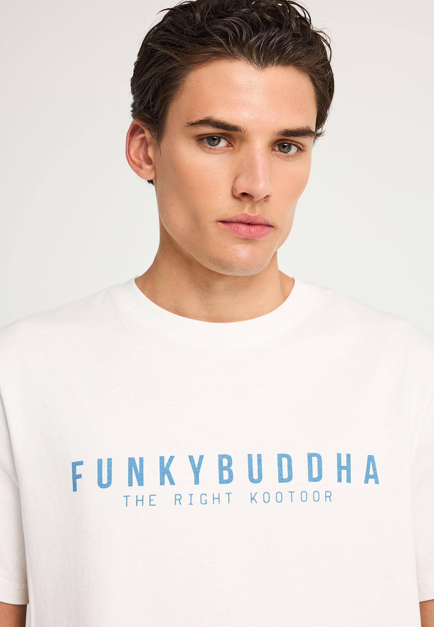 Men's Shirts Funky Buddha White