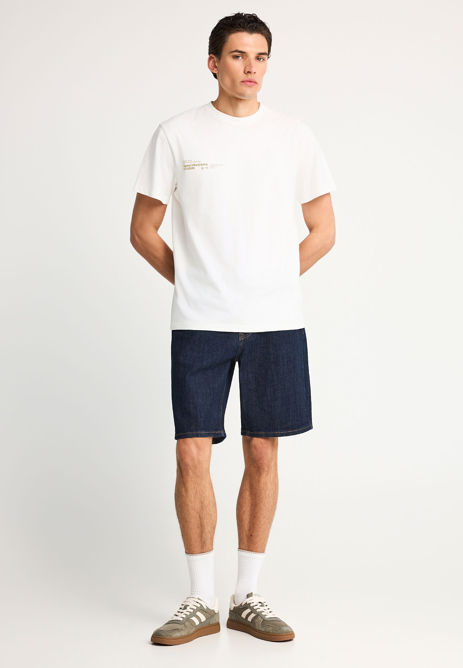 Men's Shirts Funky Buddha White