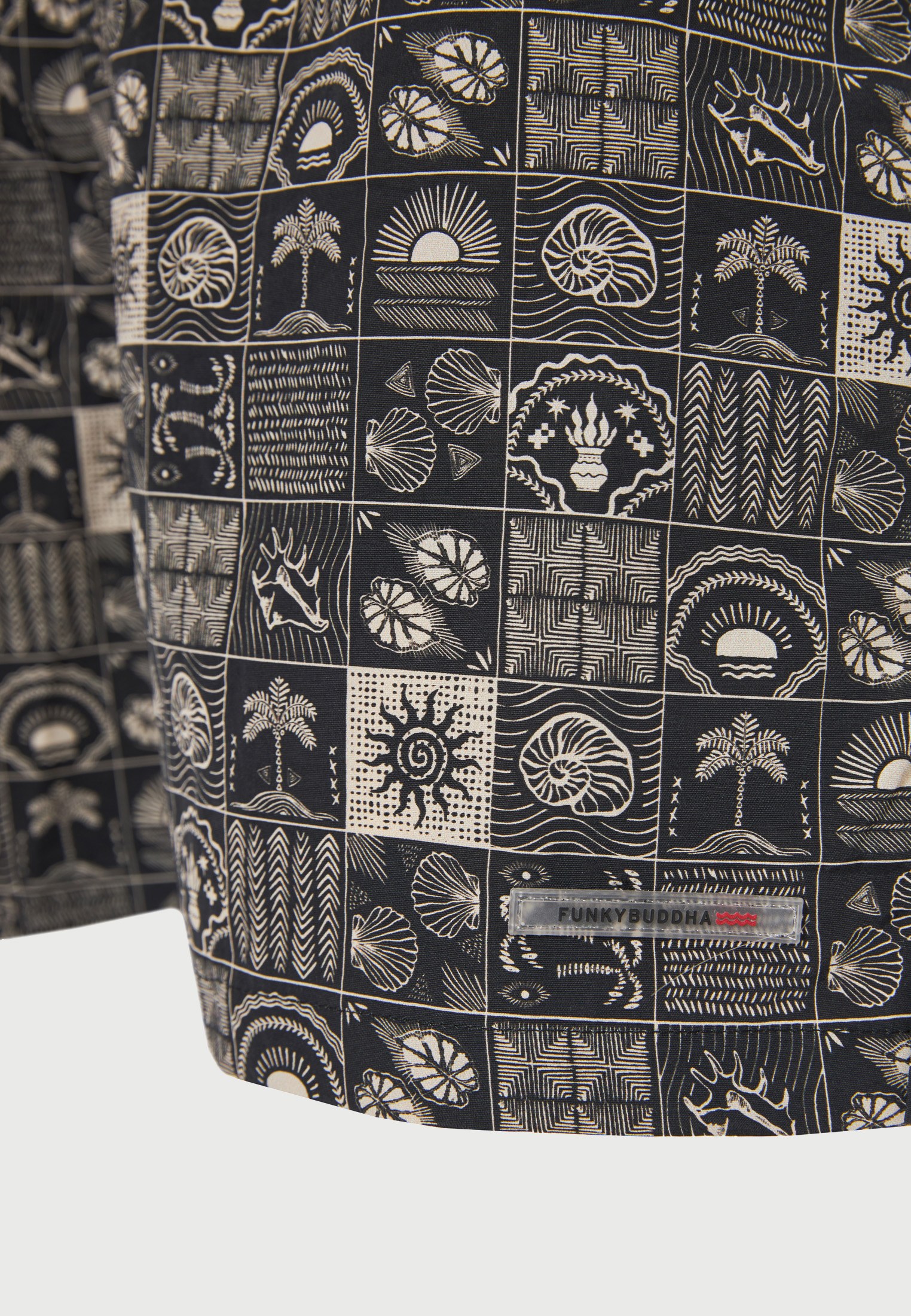 Men's Swim Shorts Funky Buddha Gray