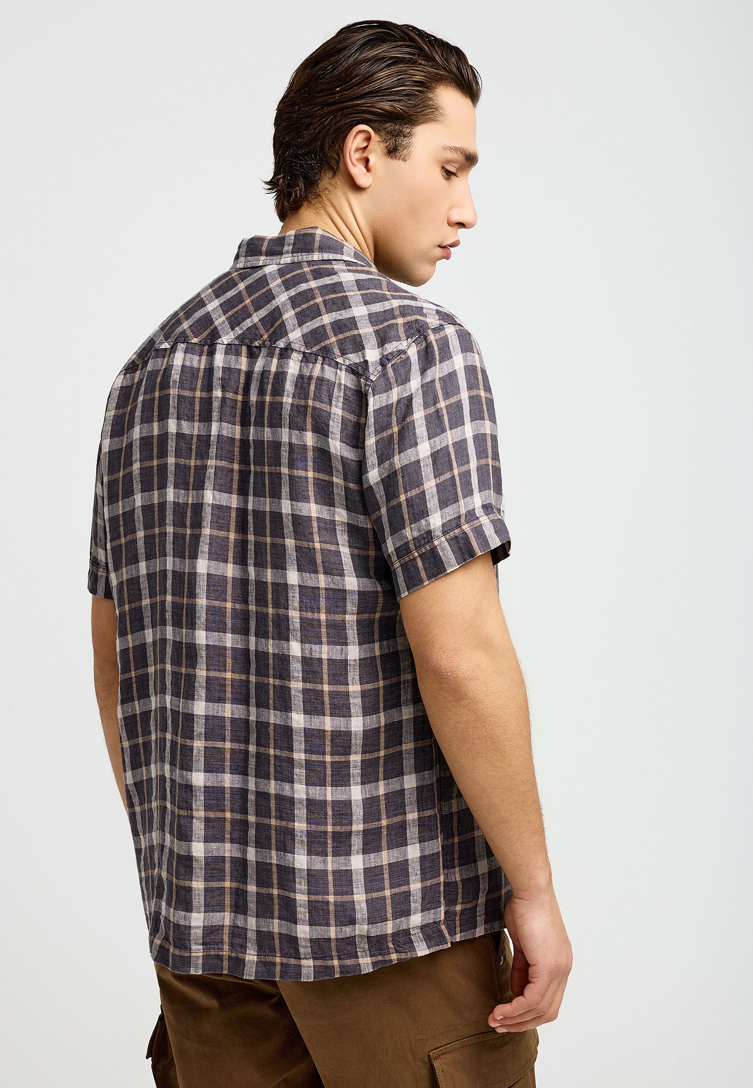 Men's Shirts Funky Buddha Beige