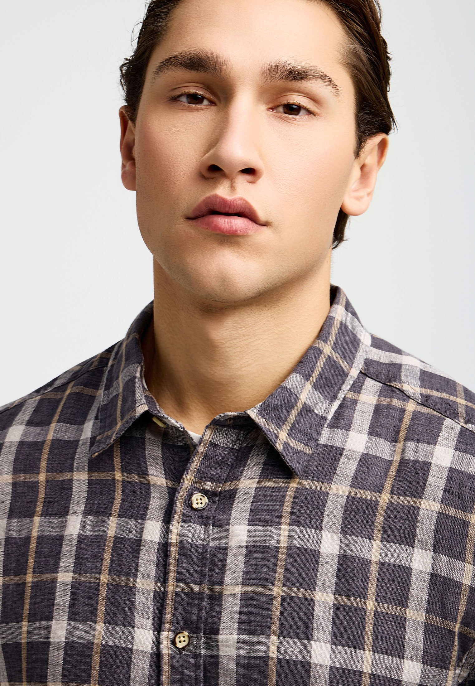 Men's Shirts Funky Buddha Beige