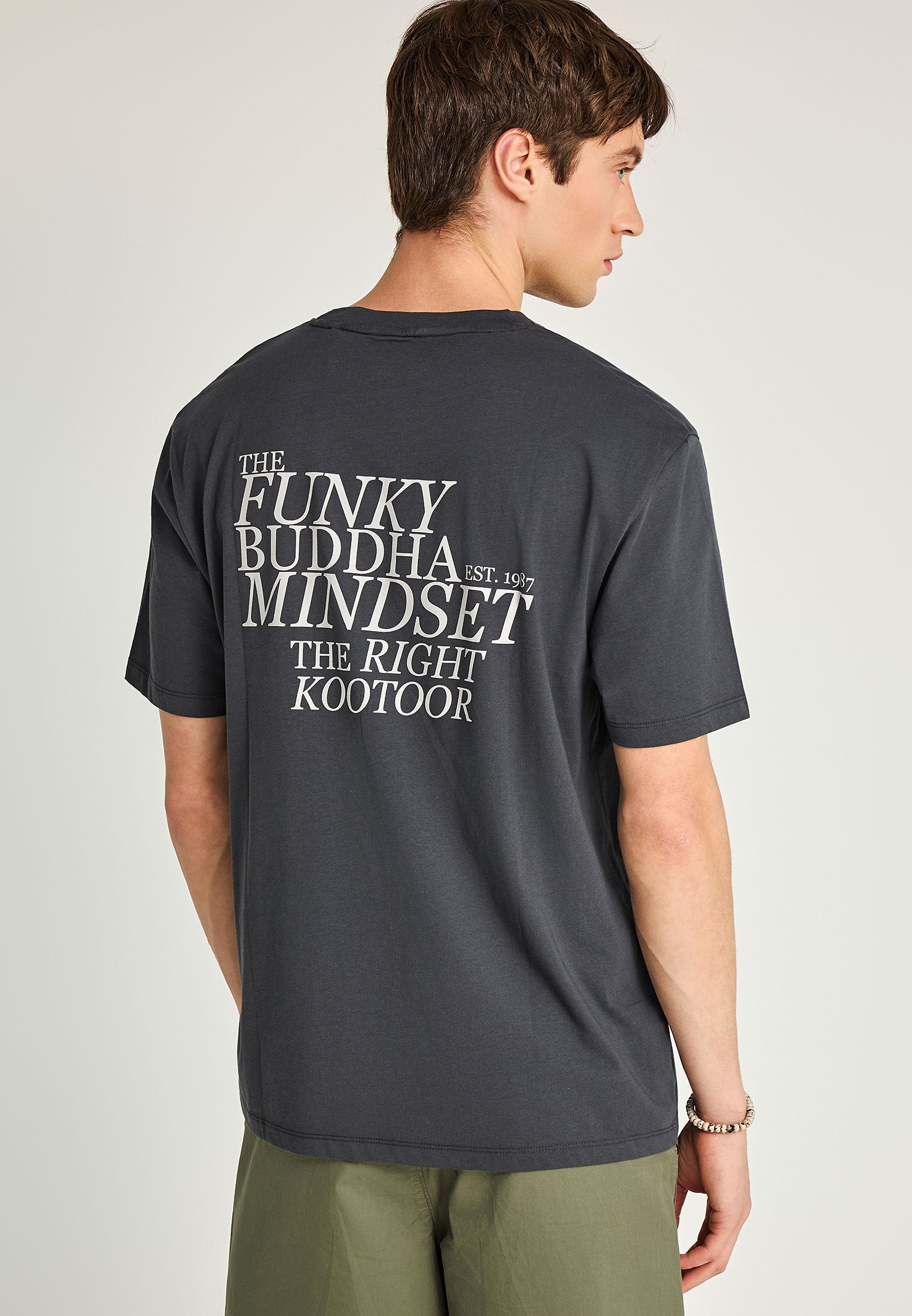 Men's Shirts Funky Buddha Gray