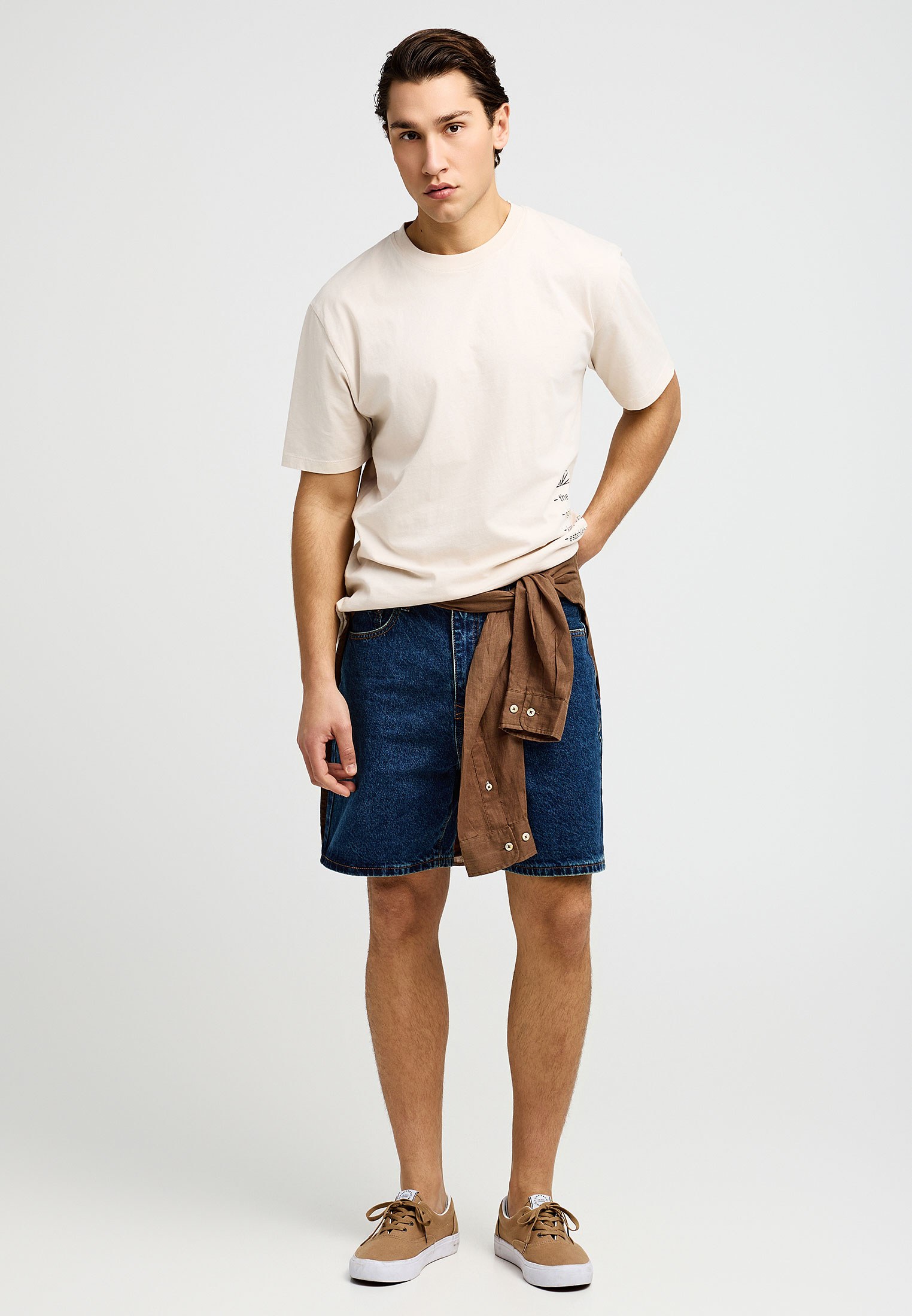 Men's Shirts Funky Buddha White