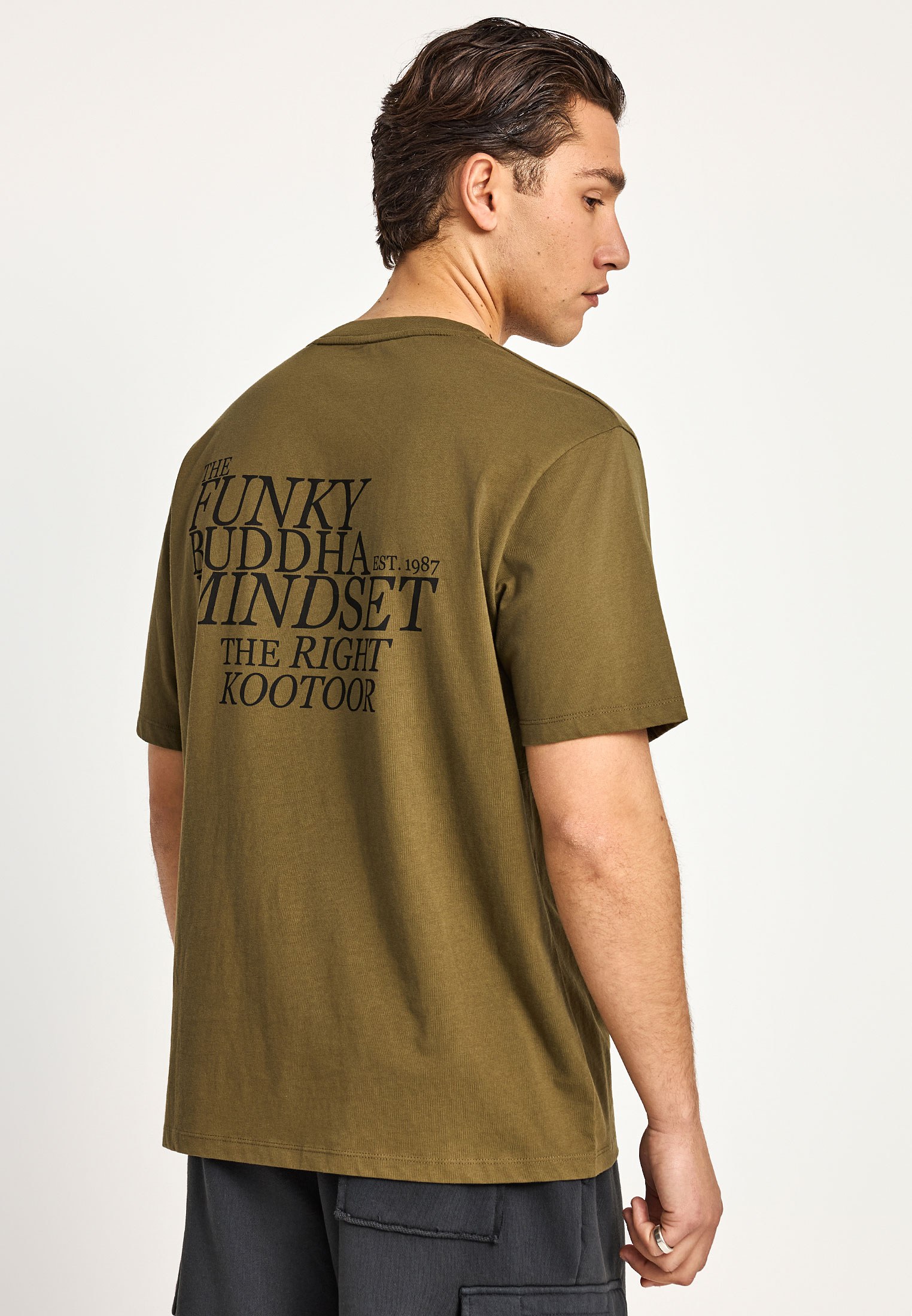 Men's Shirts Funky Buddha Olive