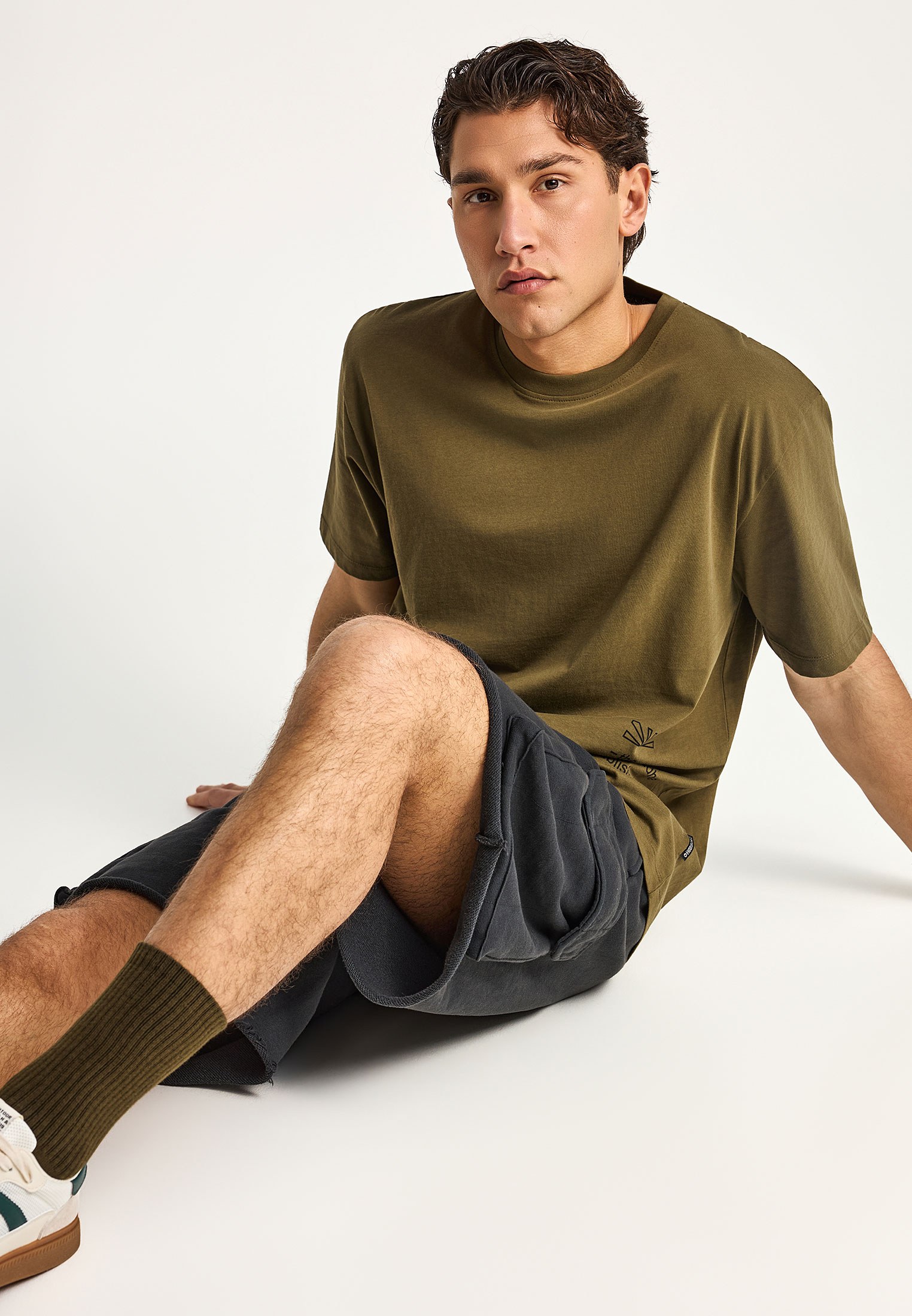 Men's Shirts Funky Buddha Olive