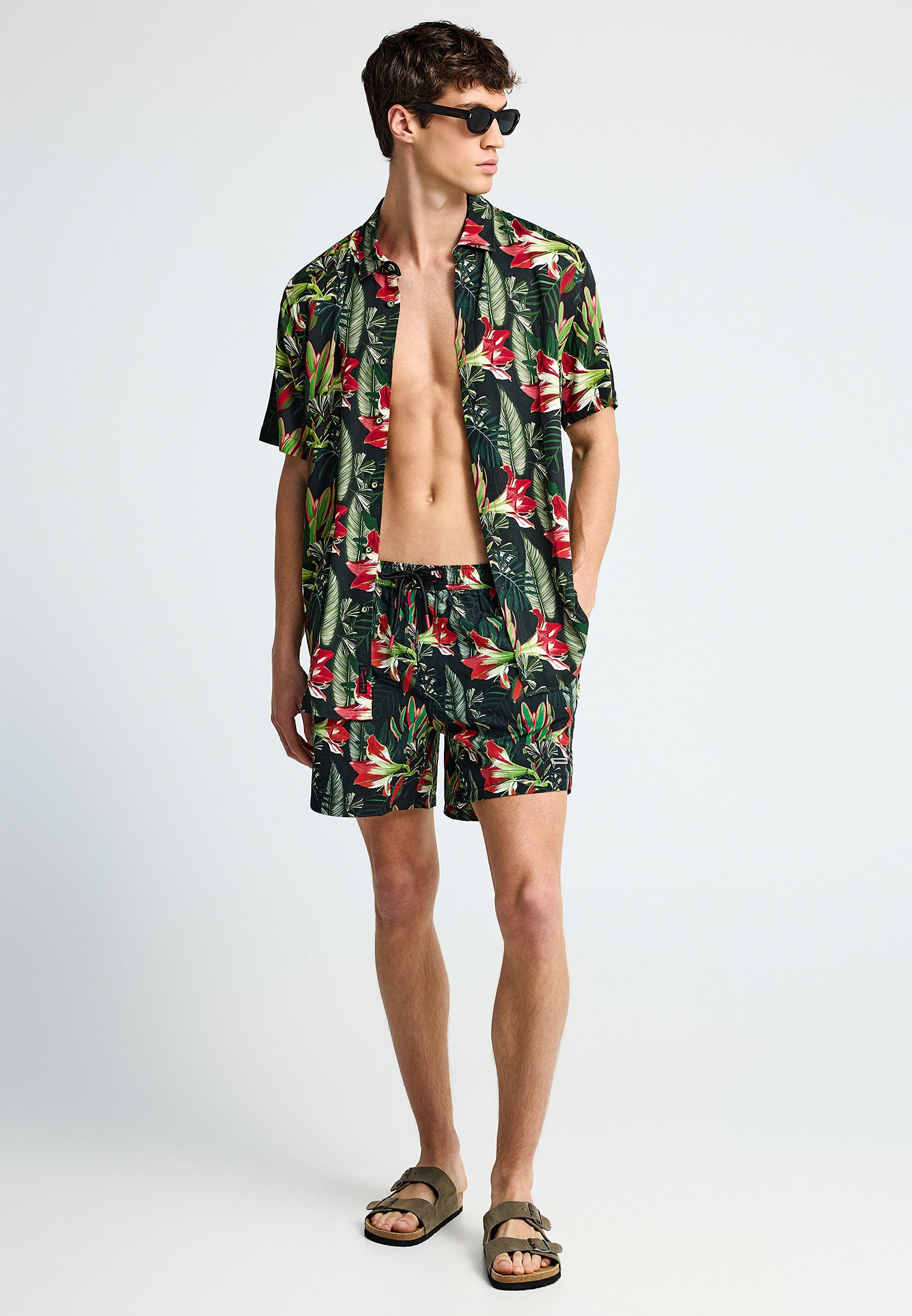 Men's Swim Shorts Funky Buddha Black