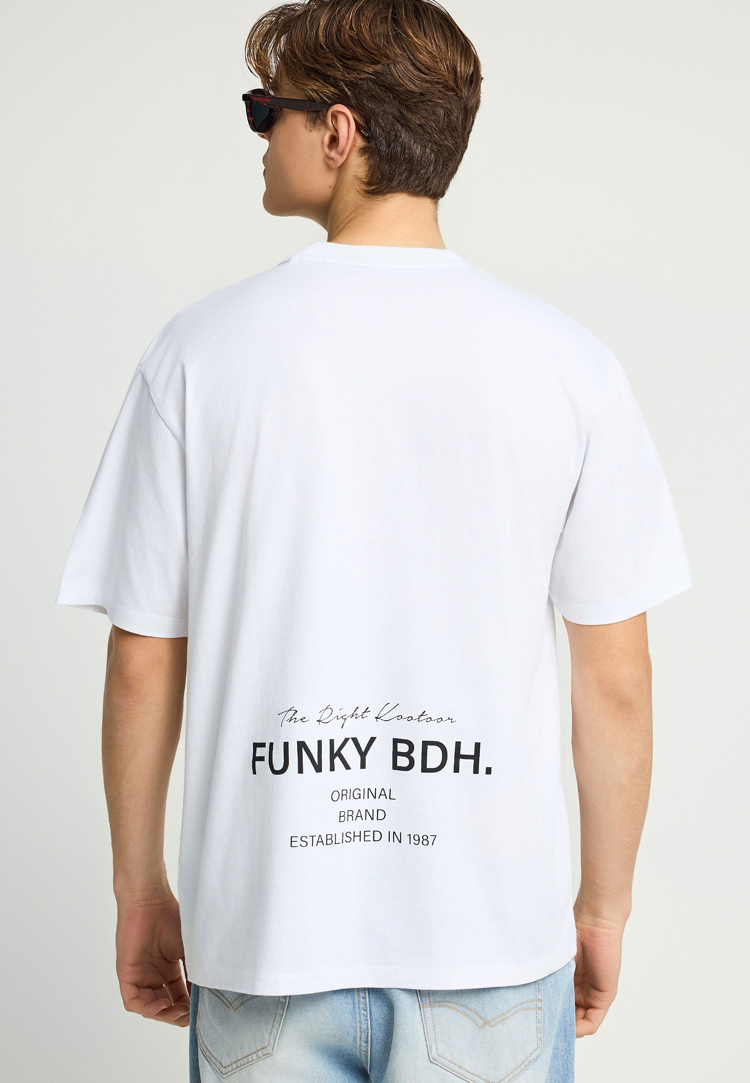 Men's Shirts Funky Buddha White