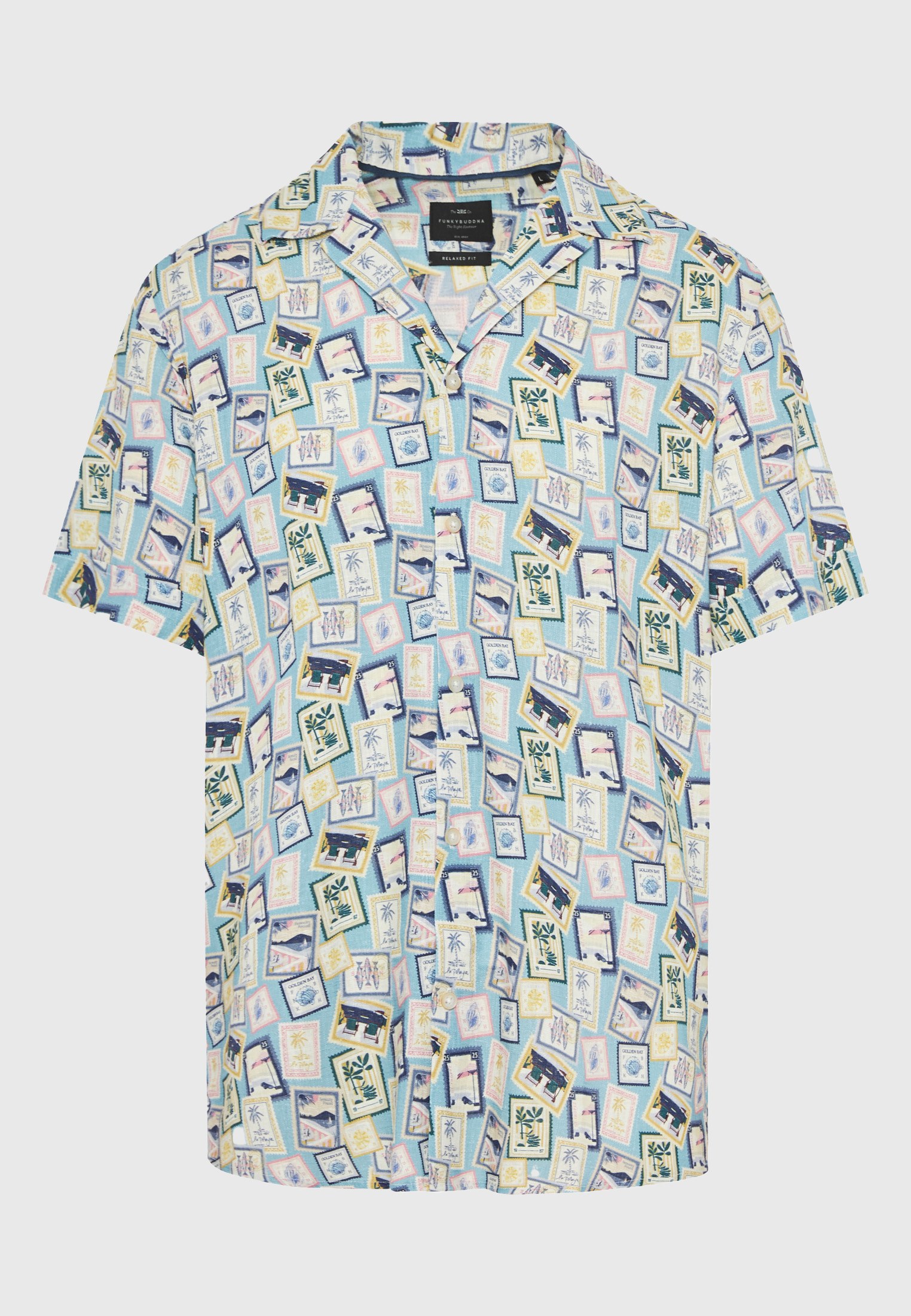 Ανδρικό relaxed κοντομάνικο πουκάμισο