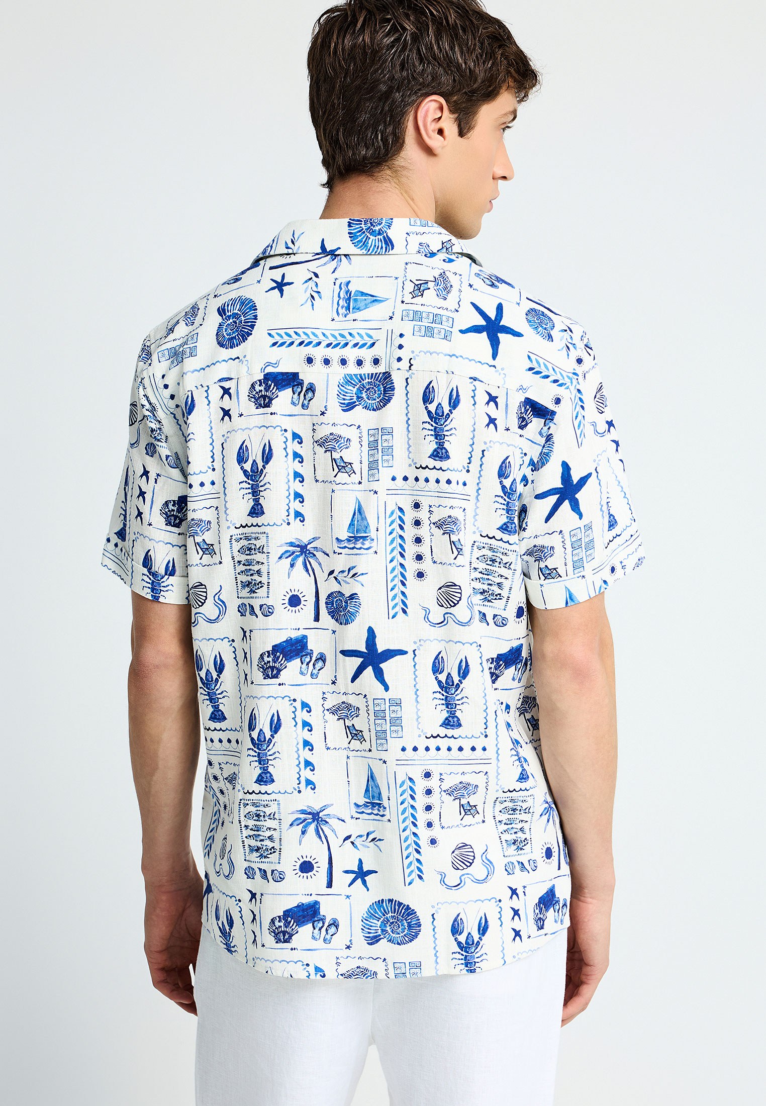 Men's Shirts Funky Buddha White