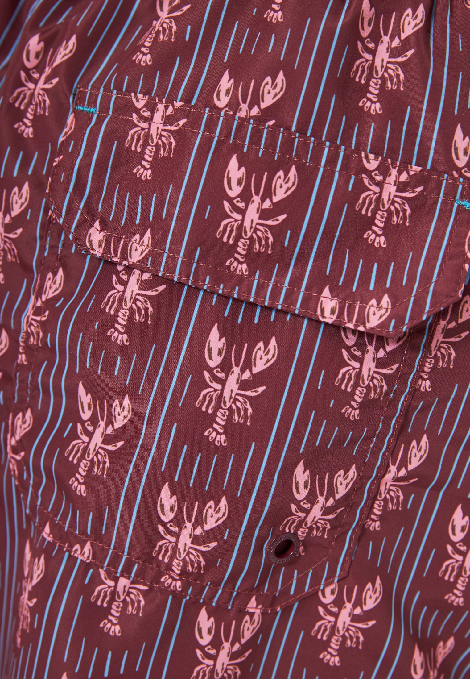 Men's Swim Shorts Funky Buddha Bordeaux