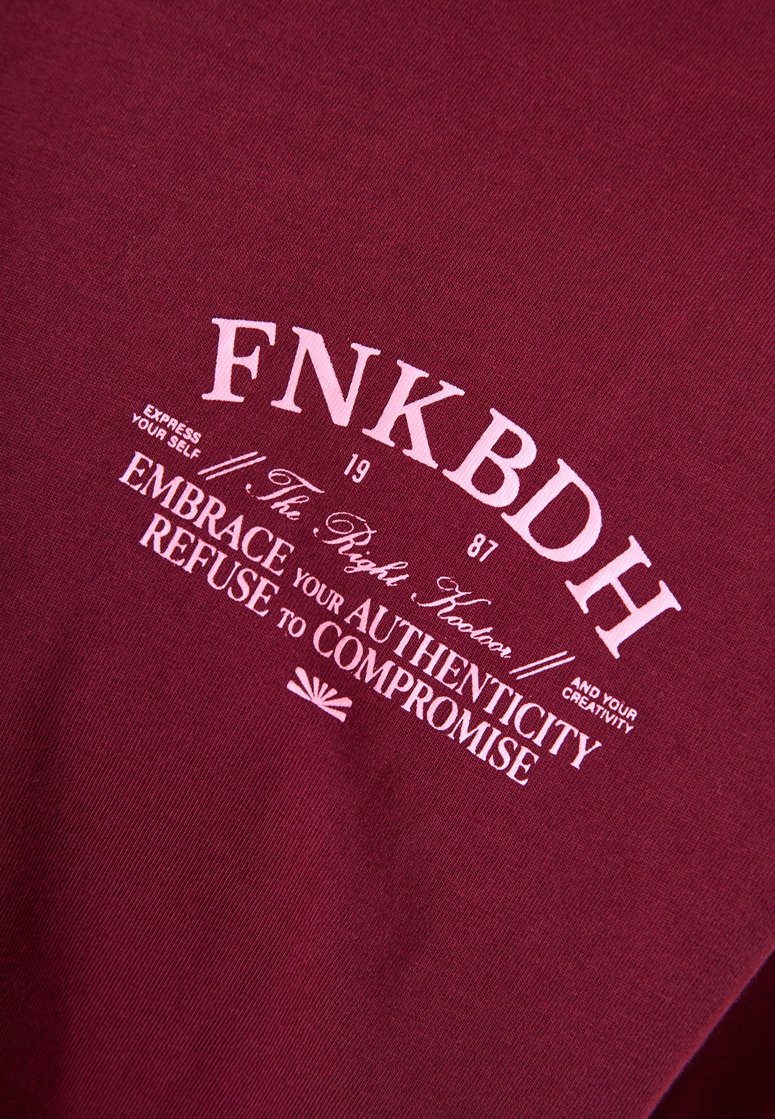 Men's Shirts Funky Buddha Bordeaux