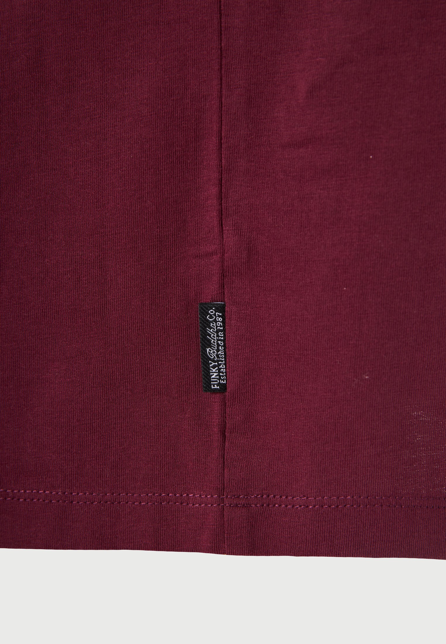 Men's Shirts Funky Buddha Bordeaux