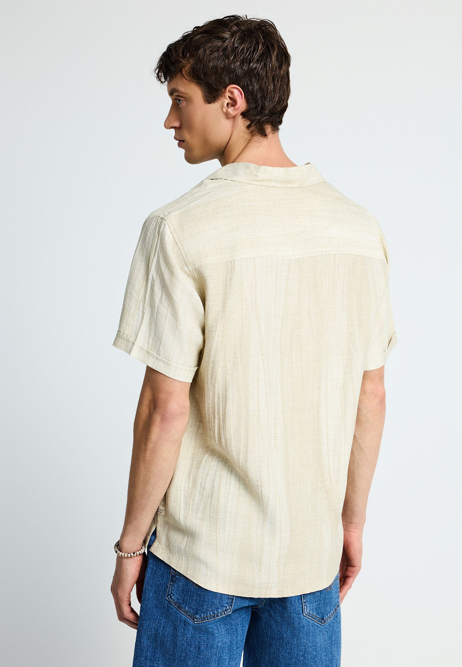 Men's Shirts Funky Buddha White