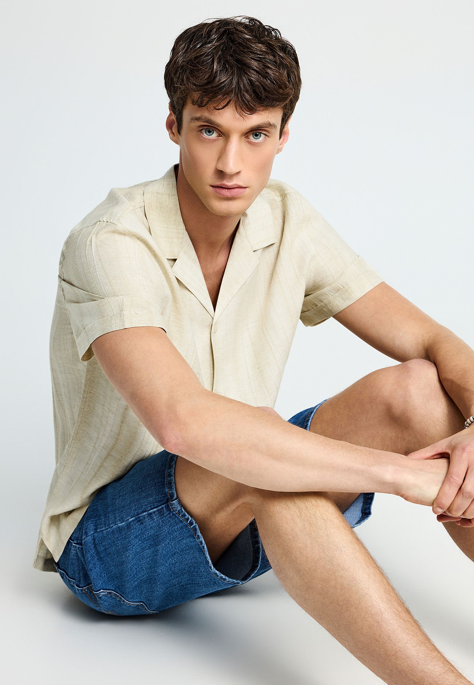 Men's Shirts Funky Buddha White