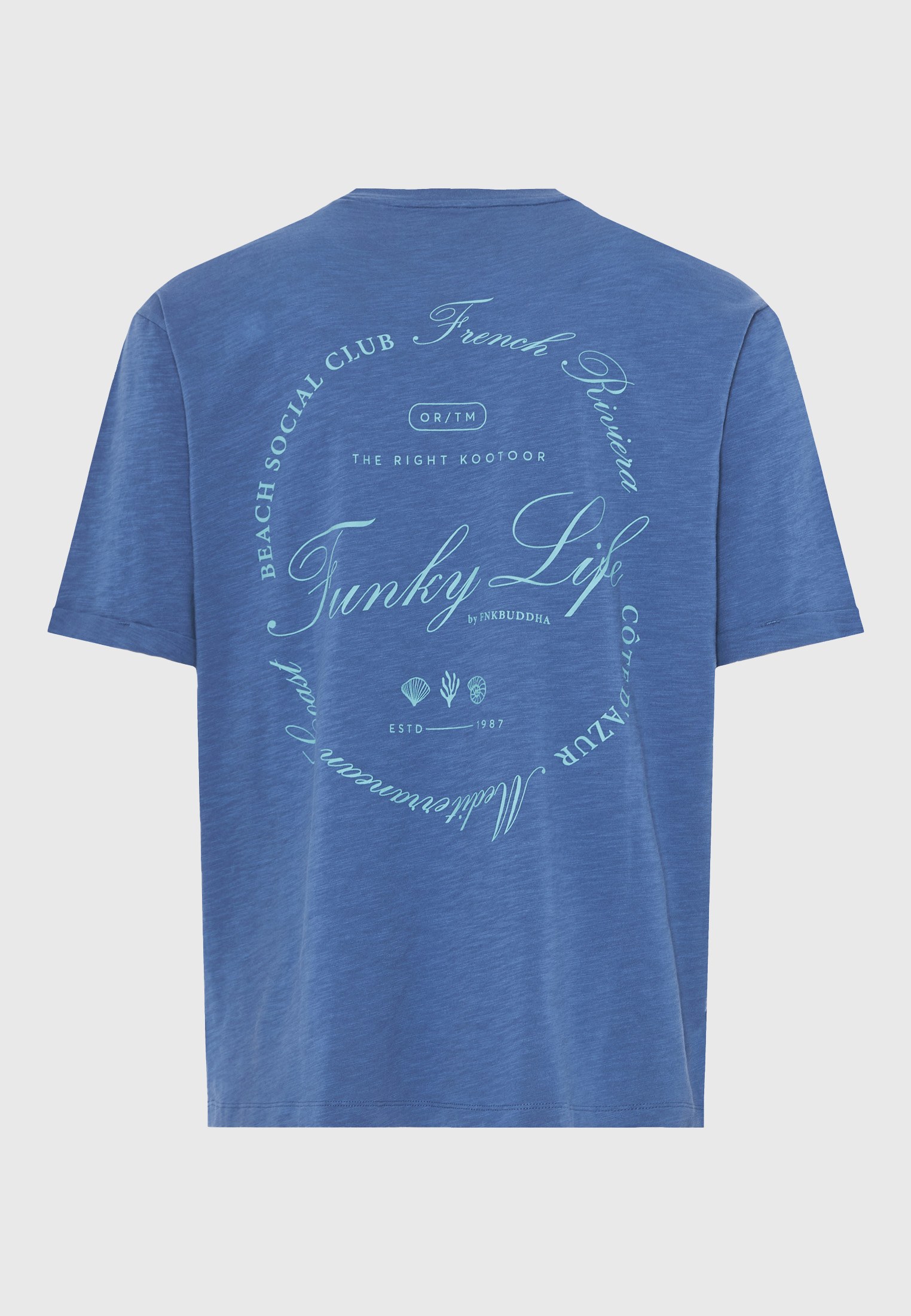 Men's Shirts Funky Buddha Blue