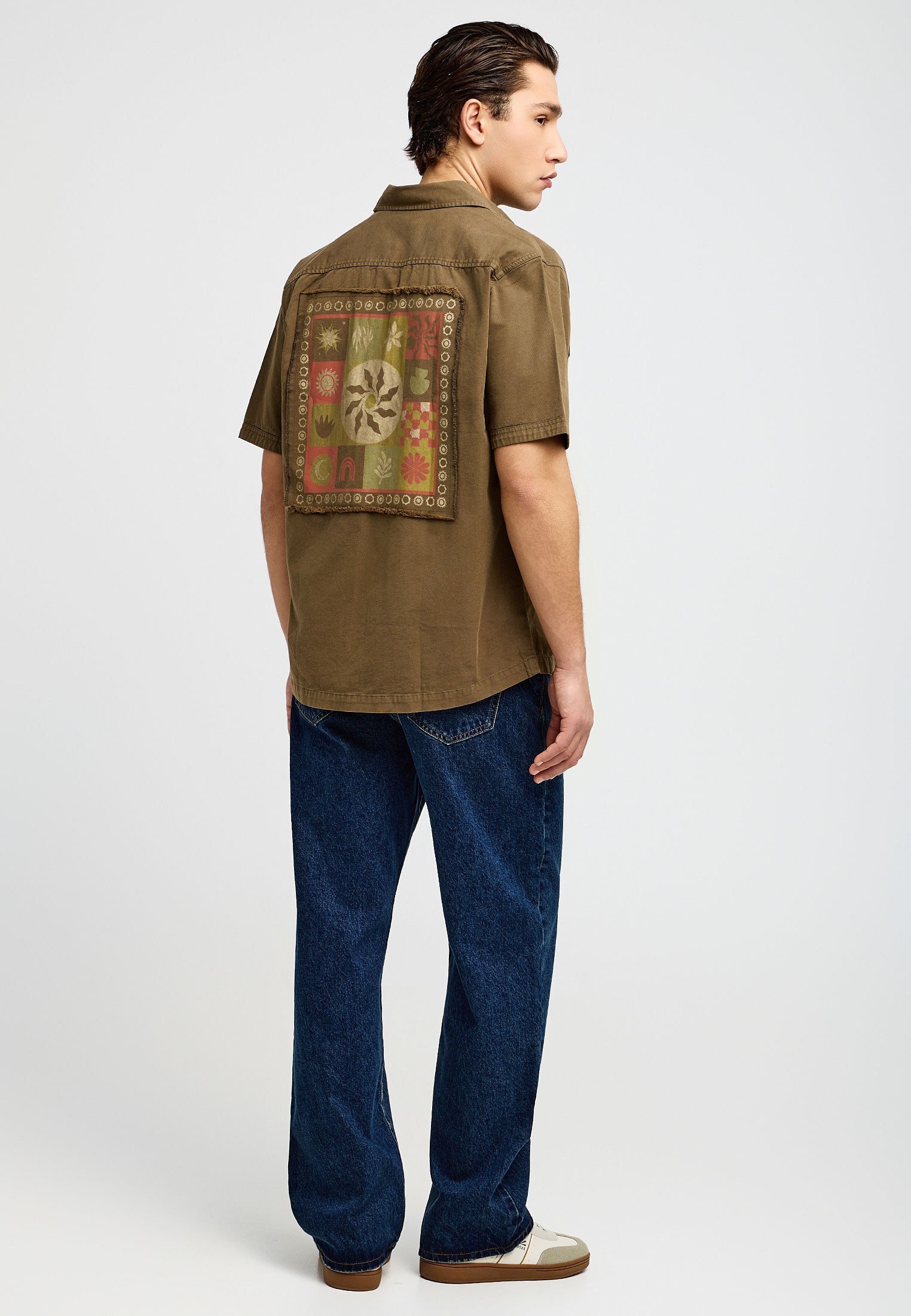 Men's Shirts Funky Buddha Olive