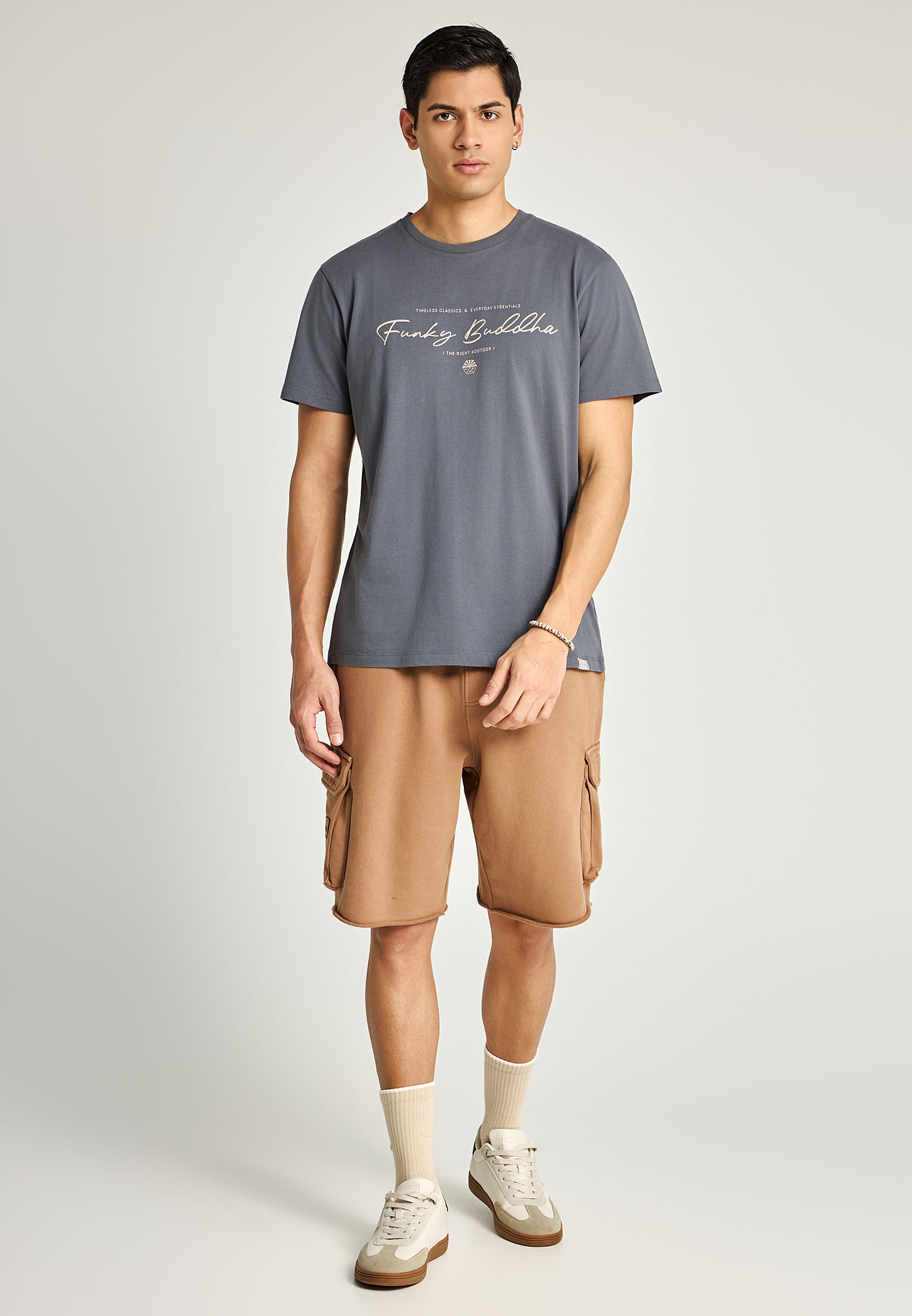 Men's Shirts Funky Buddha Gray