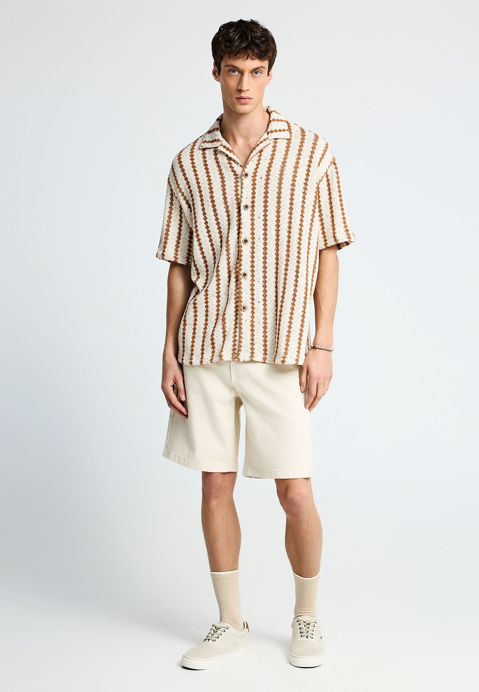 Men's Shirts Funky Buddha White