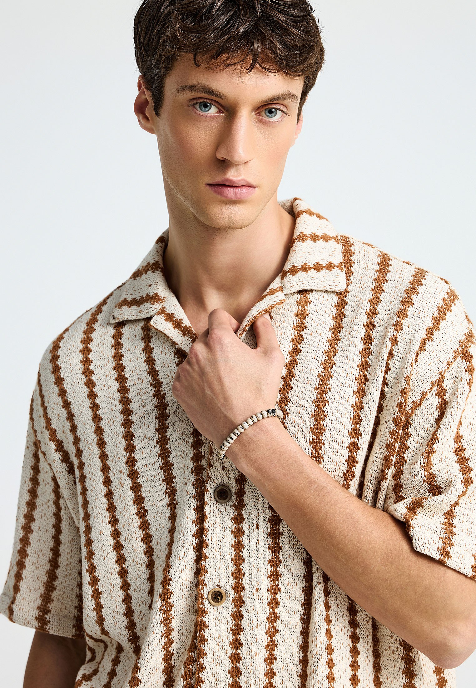 Men's Shirts Funky Buddha White