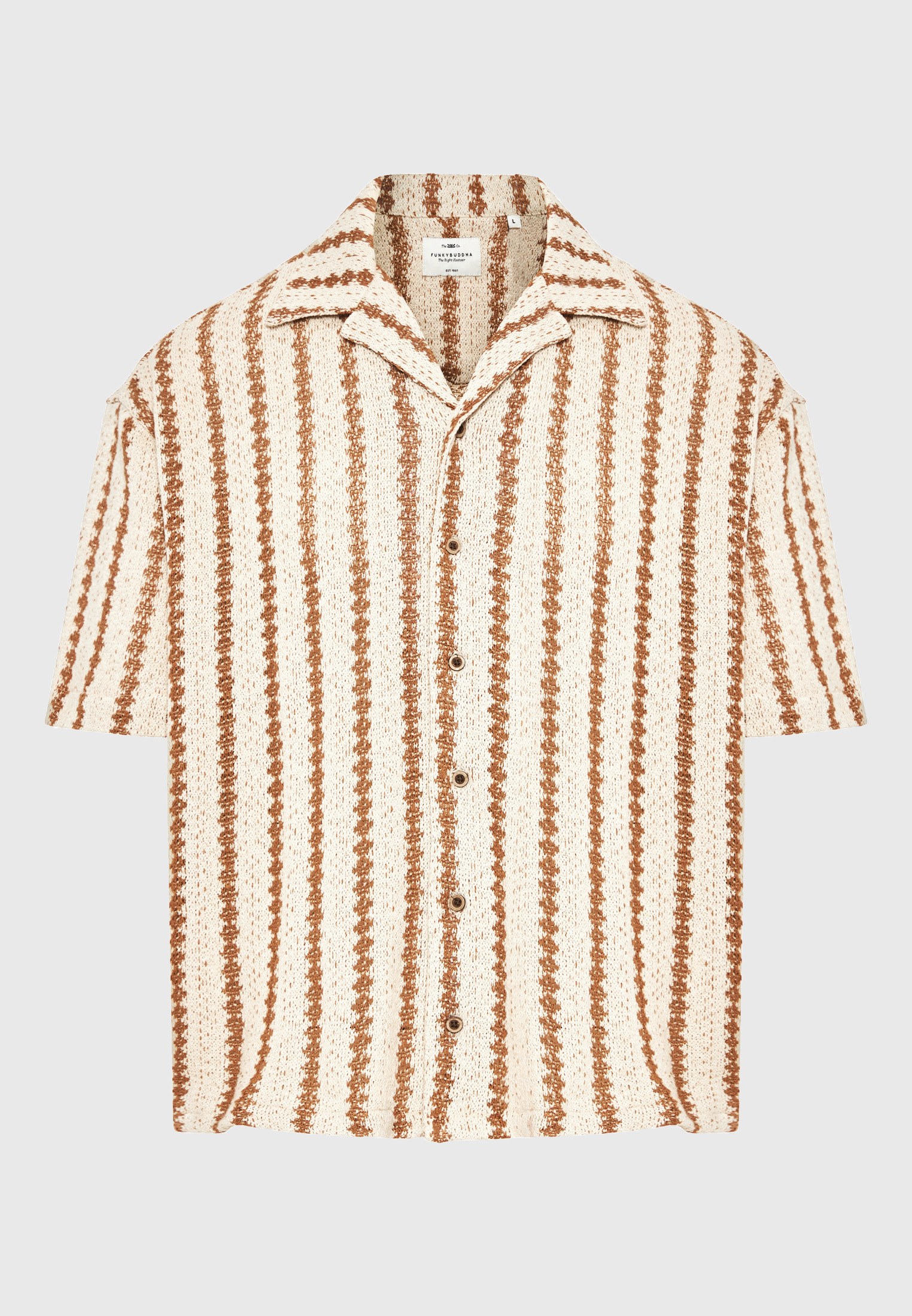 Men's Shirts Funky Buddha White