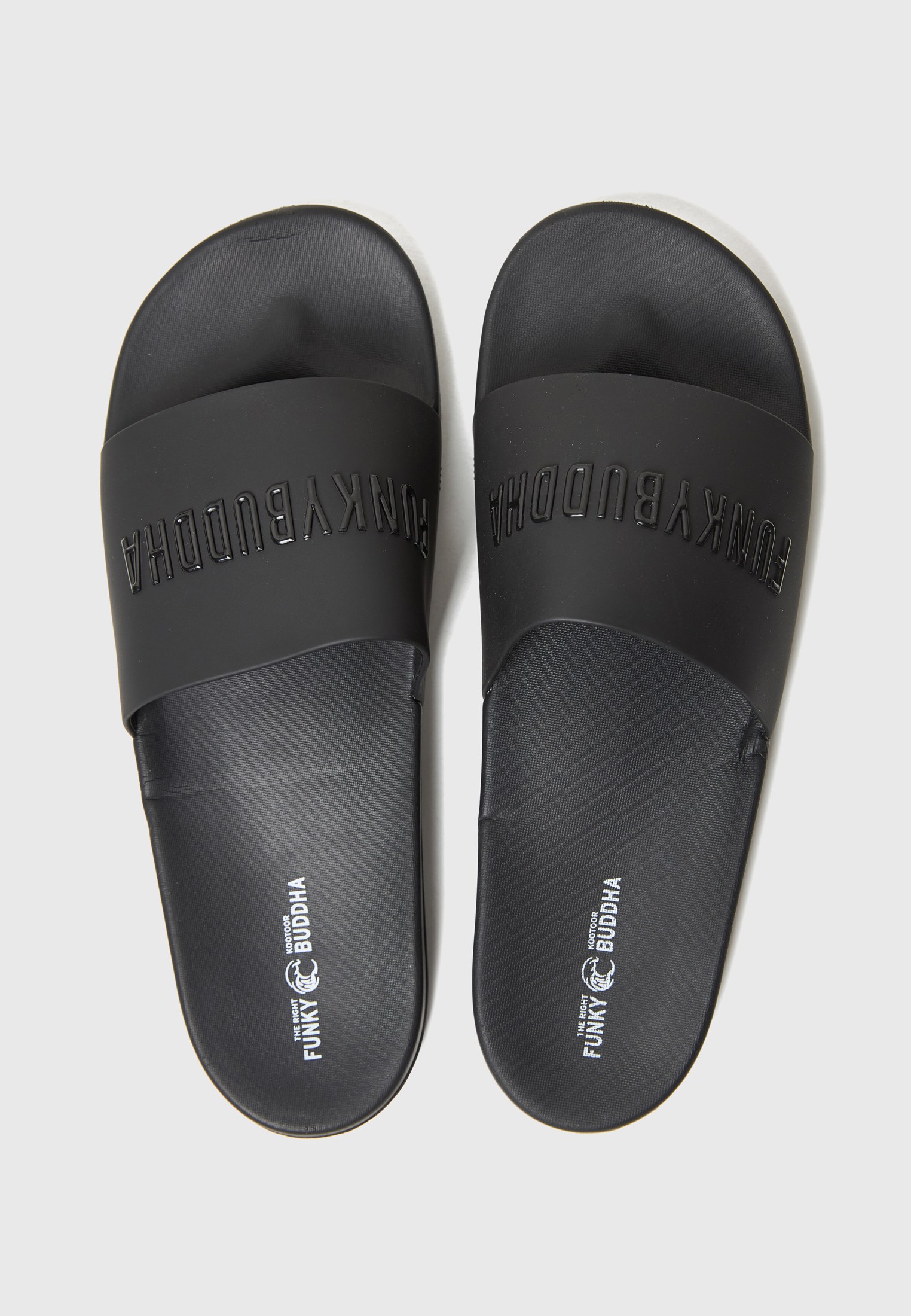 Men's Flip Flops Funky Buddha Black