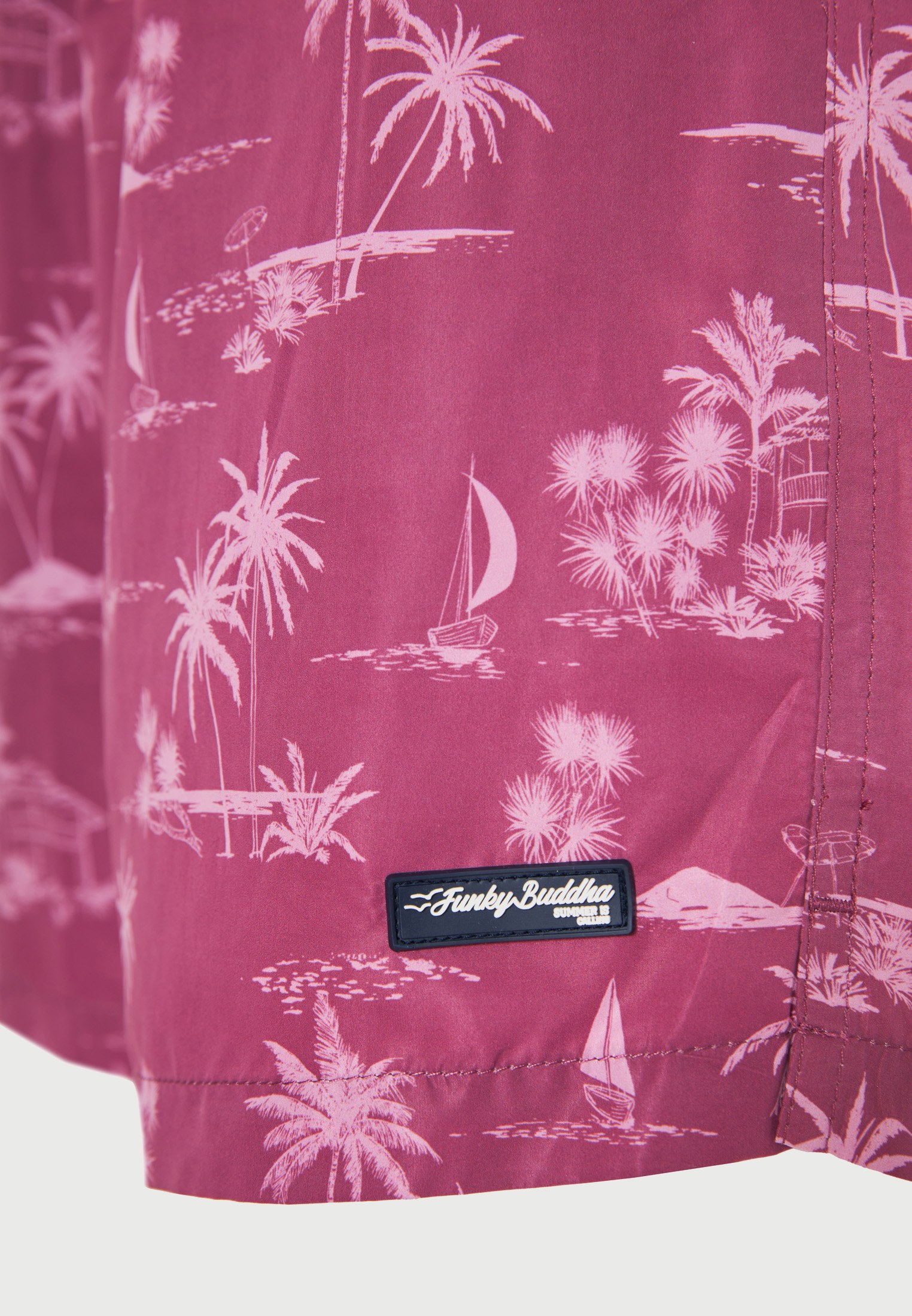 Men's Swim Shorts Funky Buddha Purple