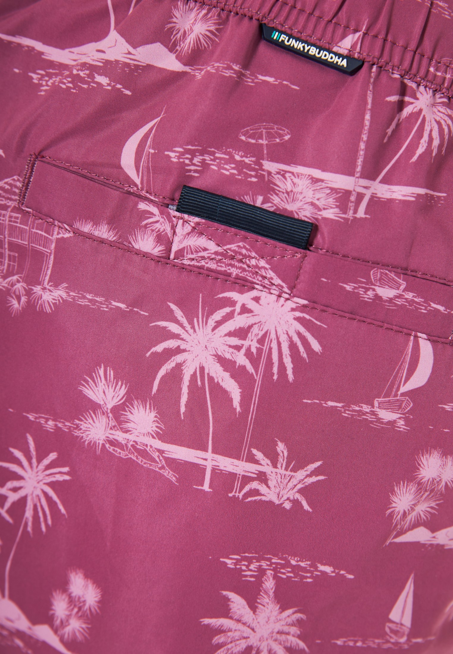 Men's Swim Shorts Funky Buddha Purple