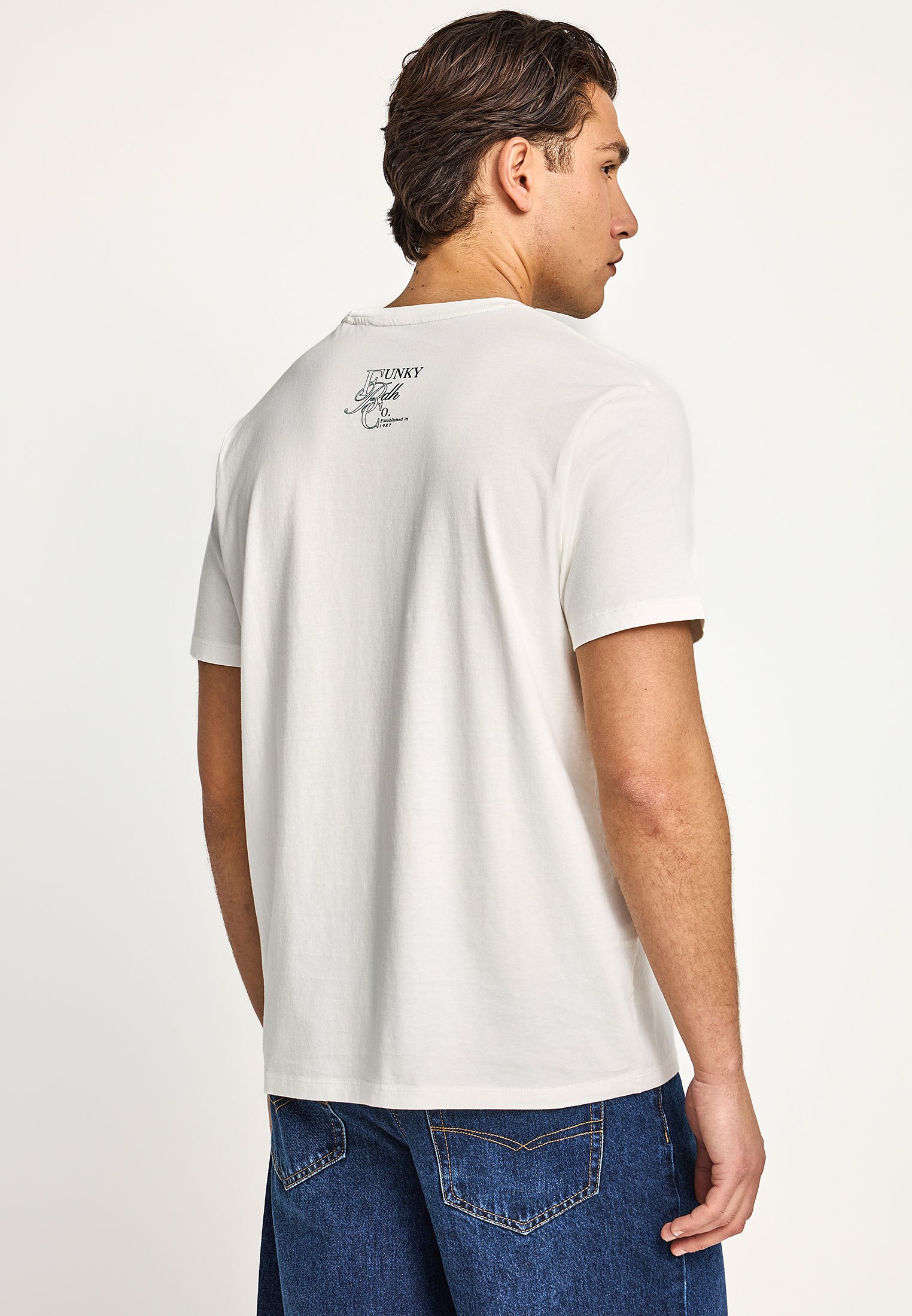 Men's Shirts Funky Buddha White