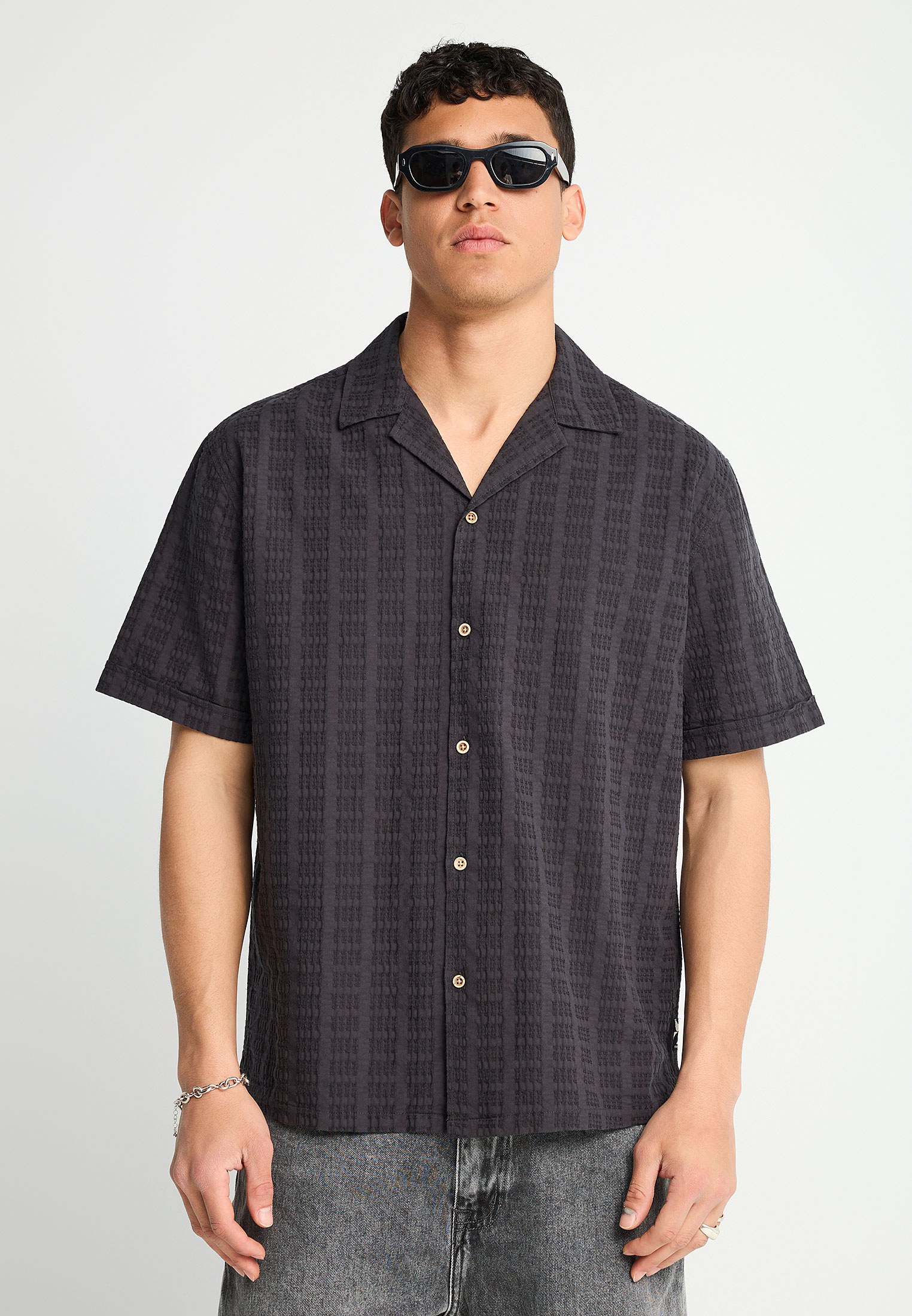 Men's Shirts Funky Buddha White