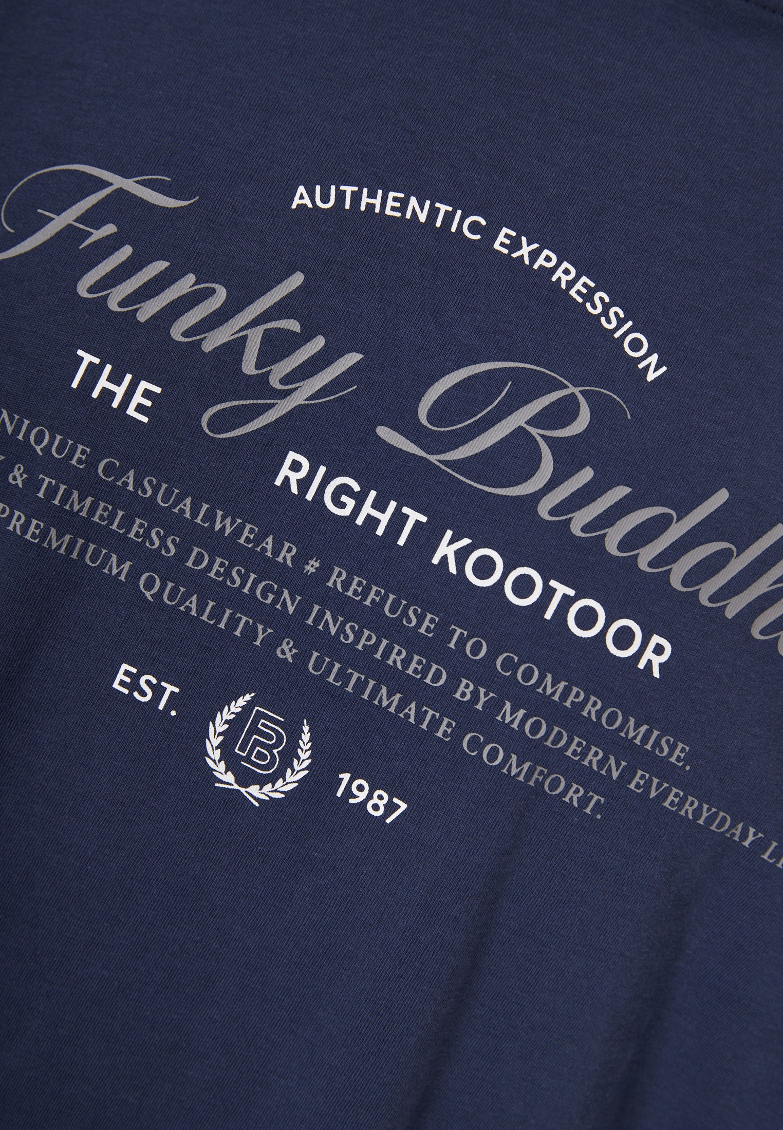 Men's Shirts Funky Buddha Navy